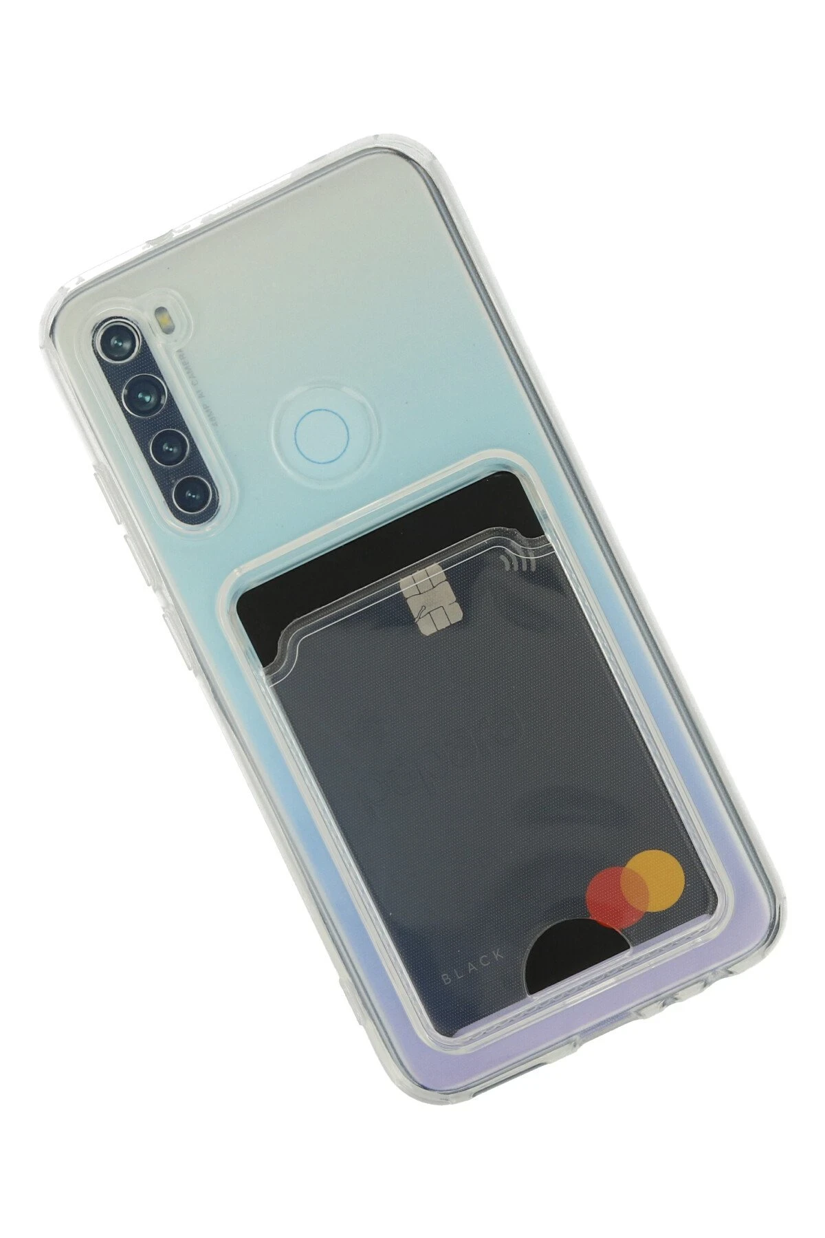 Newface Xiaomi Redmi Note 8 Kılıf Kart Şeffaf Silikon - Şeffaf — görsel 3