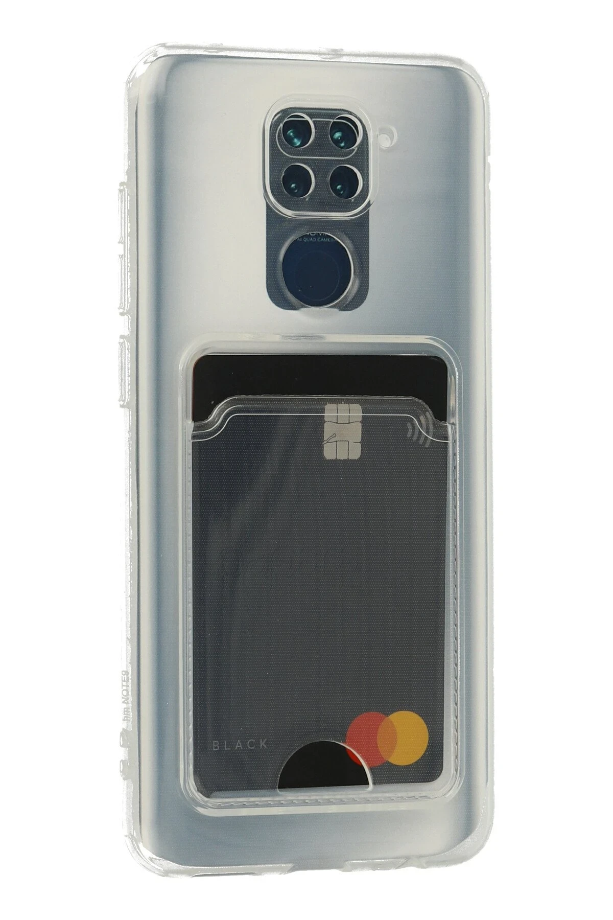 Newface Xiaomi Redmi Note 9 Kılıf Kart Şeffaf Silikon - Şeffaf — görsel 2