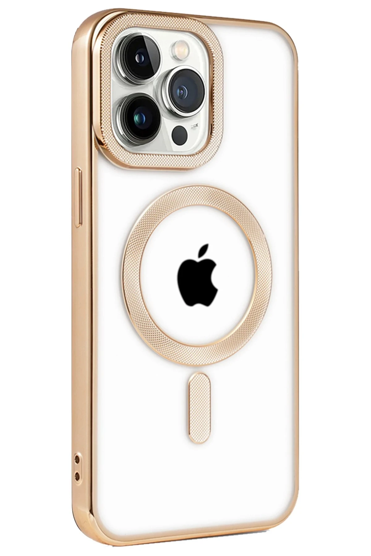 Newface iPhone 14 Pro Kılıf Kronos Magsafe Kapak - Gold