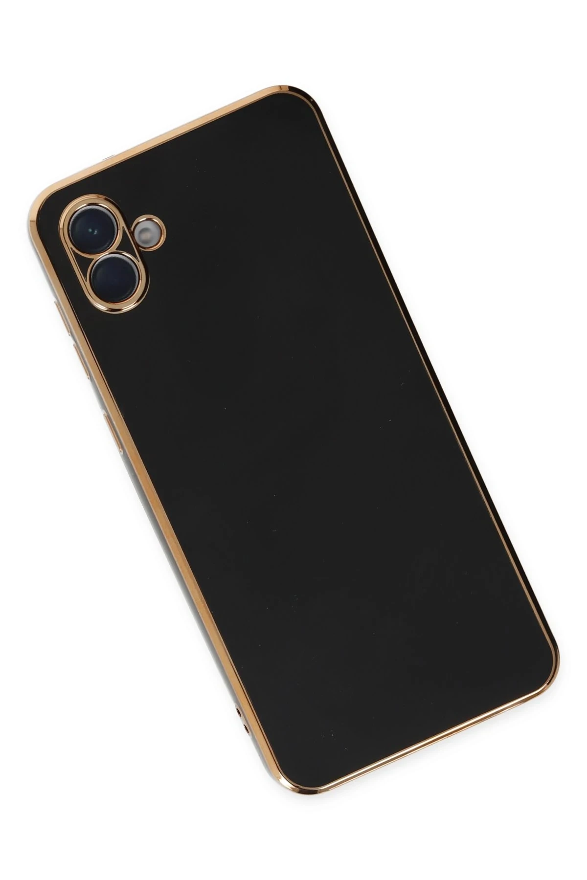 Newface Samsung Galaxy A04 Kılıf Volet Silikon - Siyah