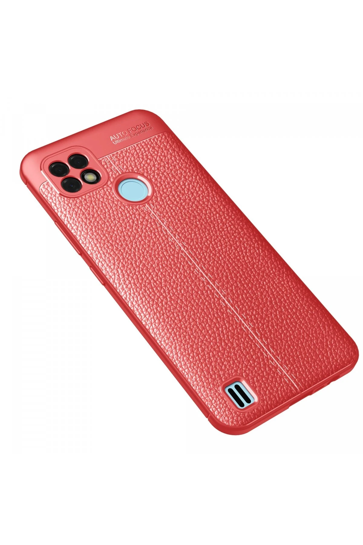 Newface Realme C21 Kılıf Auto Focus Kapak - Kırmızı