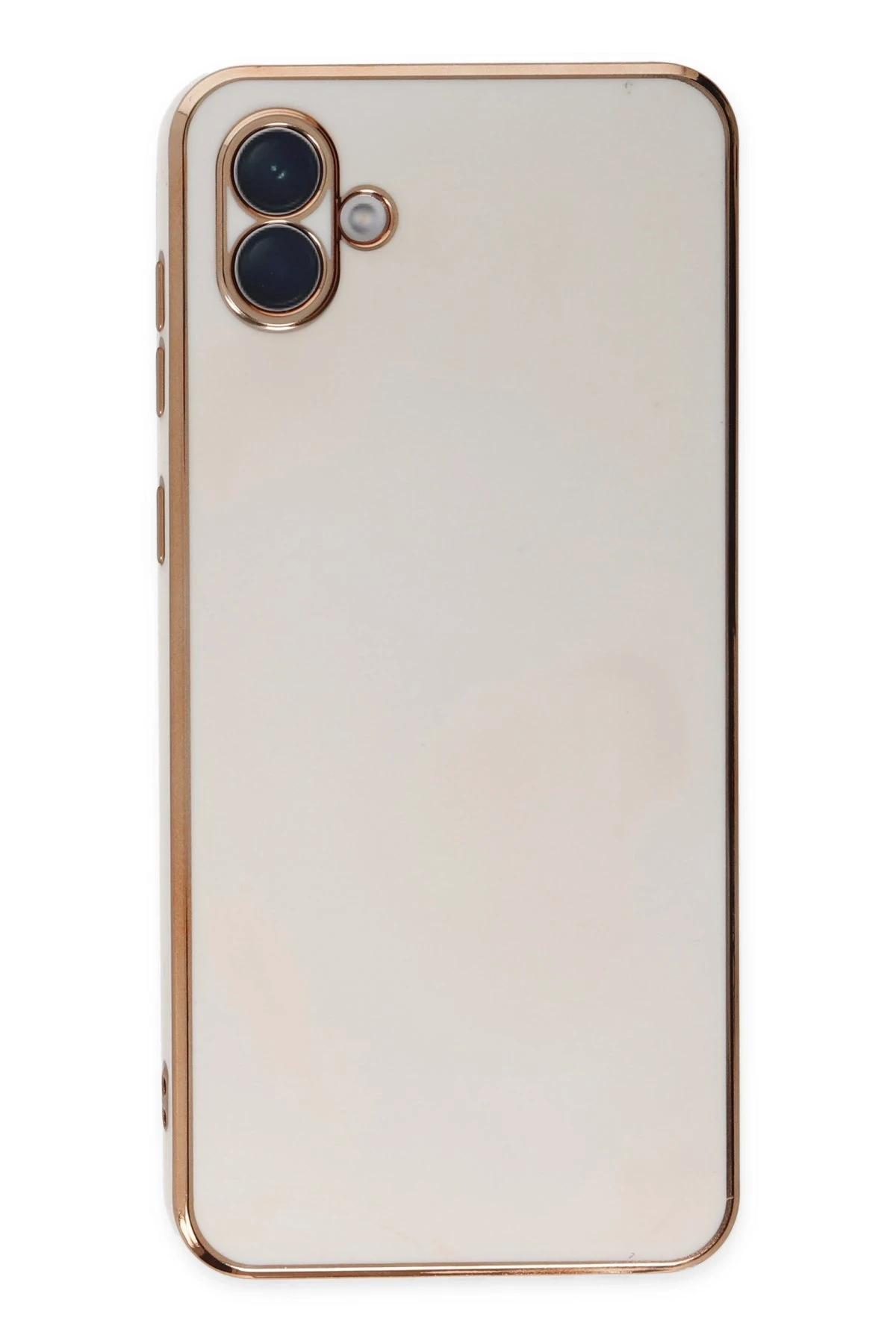 Newface Samsung Galaxy A04 Kılıf Volet Silikon - Beyaz