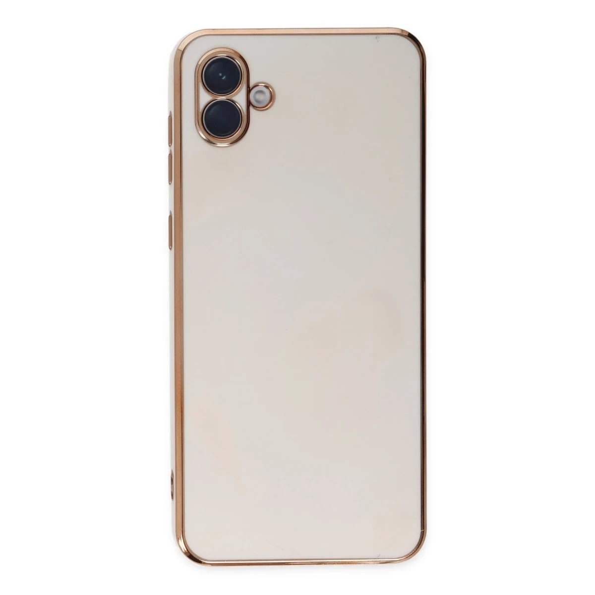 Newface Samsung Galaxy A04 Kılıf Volet Silikon - Beyaz