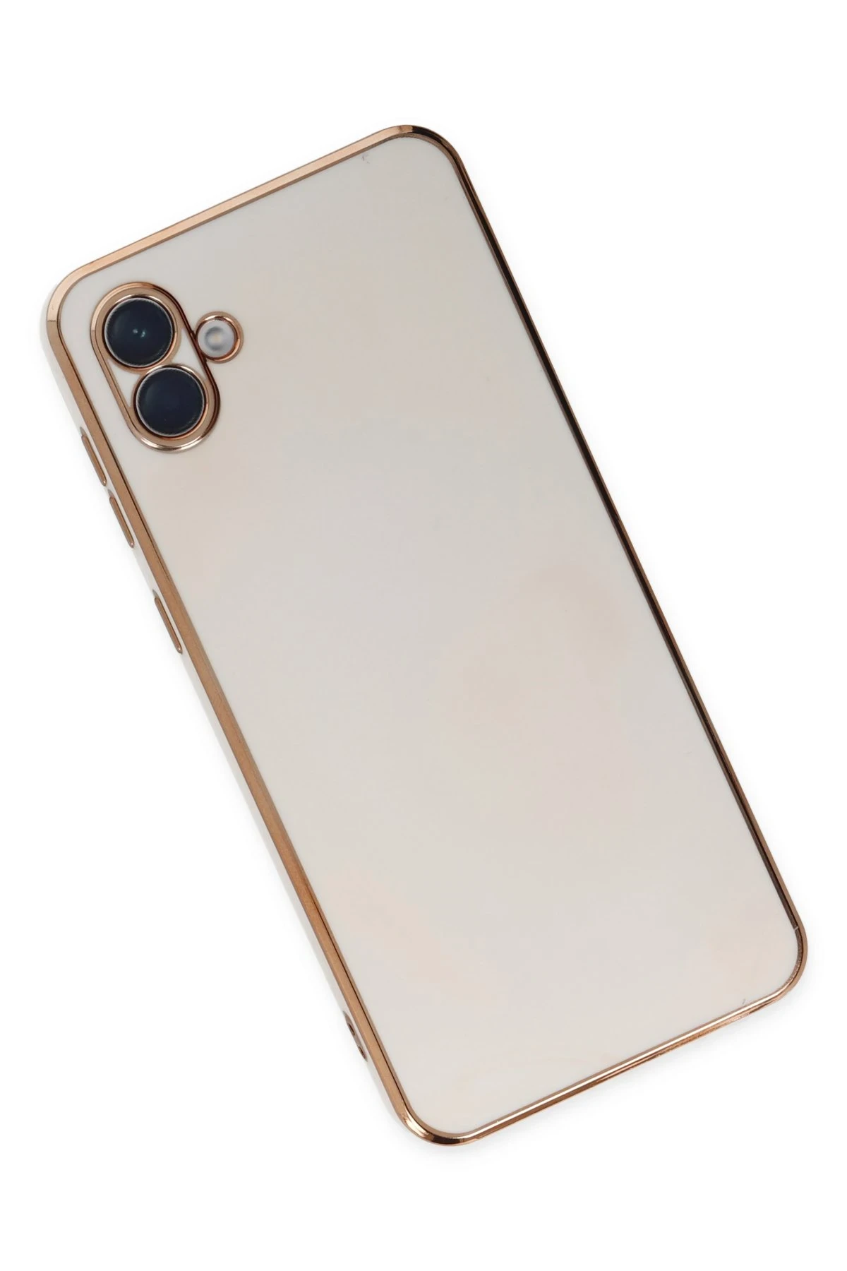 Newface Samsung Galaxy A04 Kılıf Volet Silikon - Beyaz