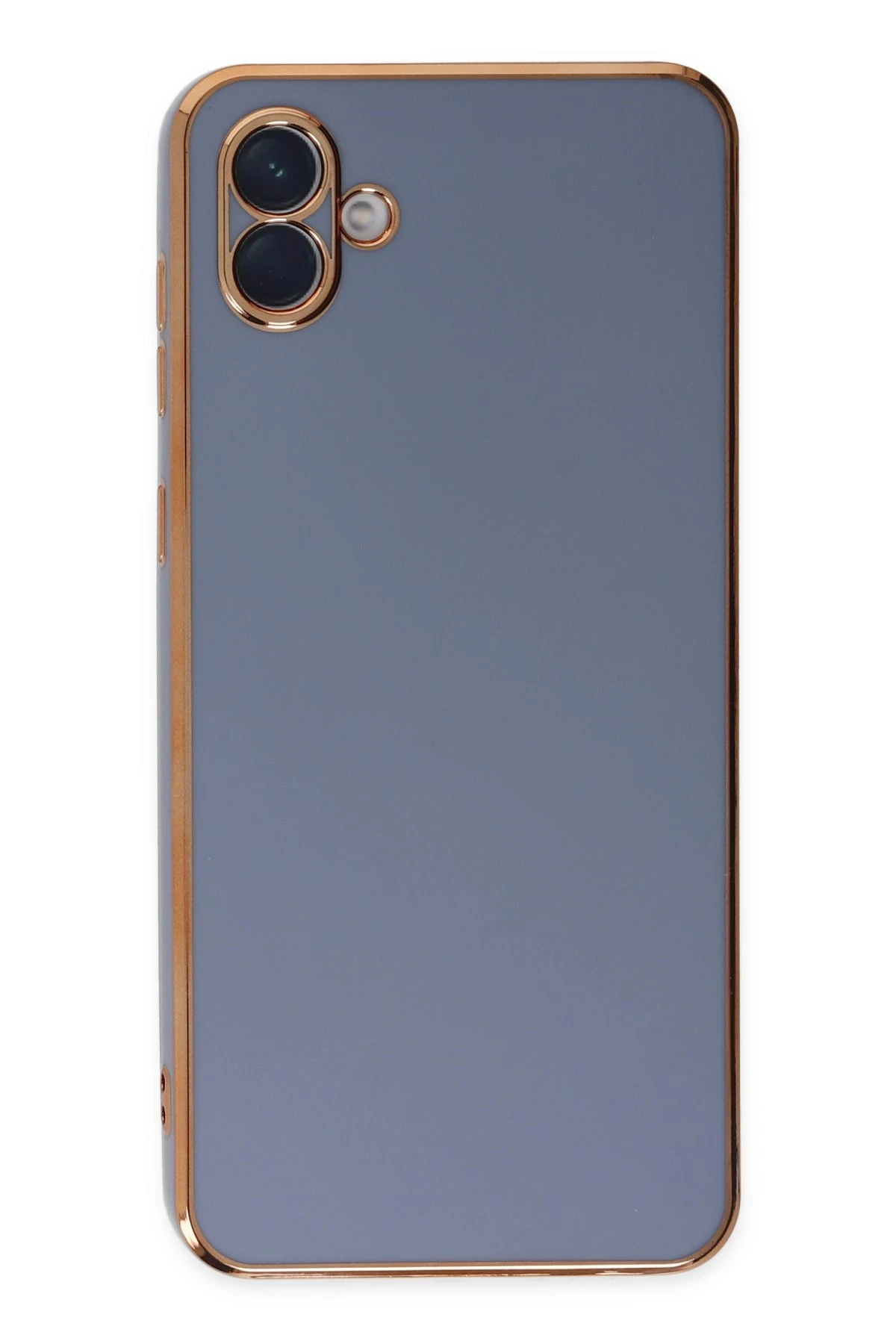 Newface Samsung Galaxy A04 Kılıf Volet Silikon - Mavi