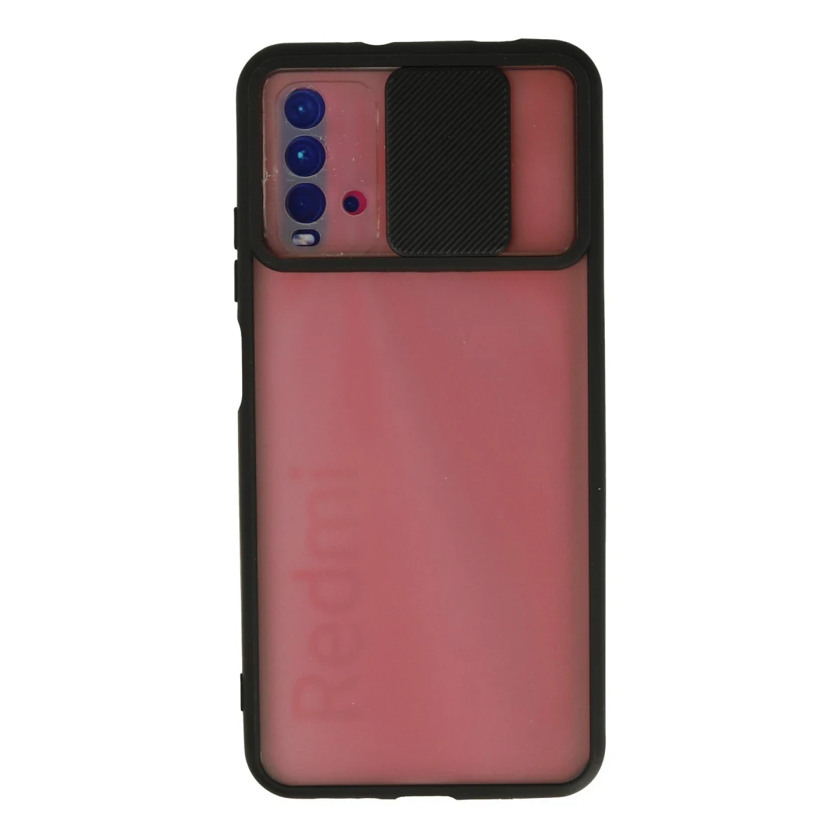 Newface Xiaomi Redmi 9T Kılıf Palm Buzlu Kamera Sürgülü Silikon - Siyah — görsel 4