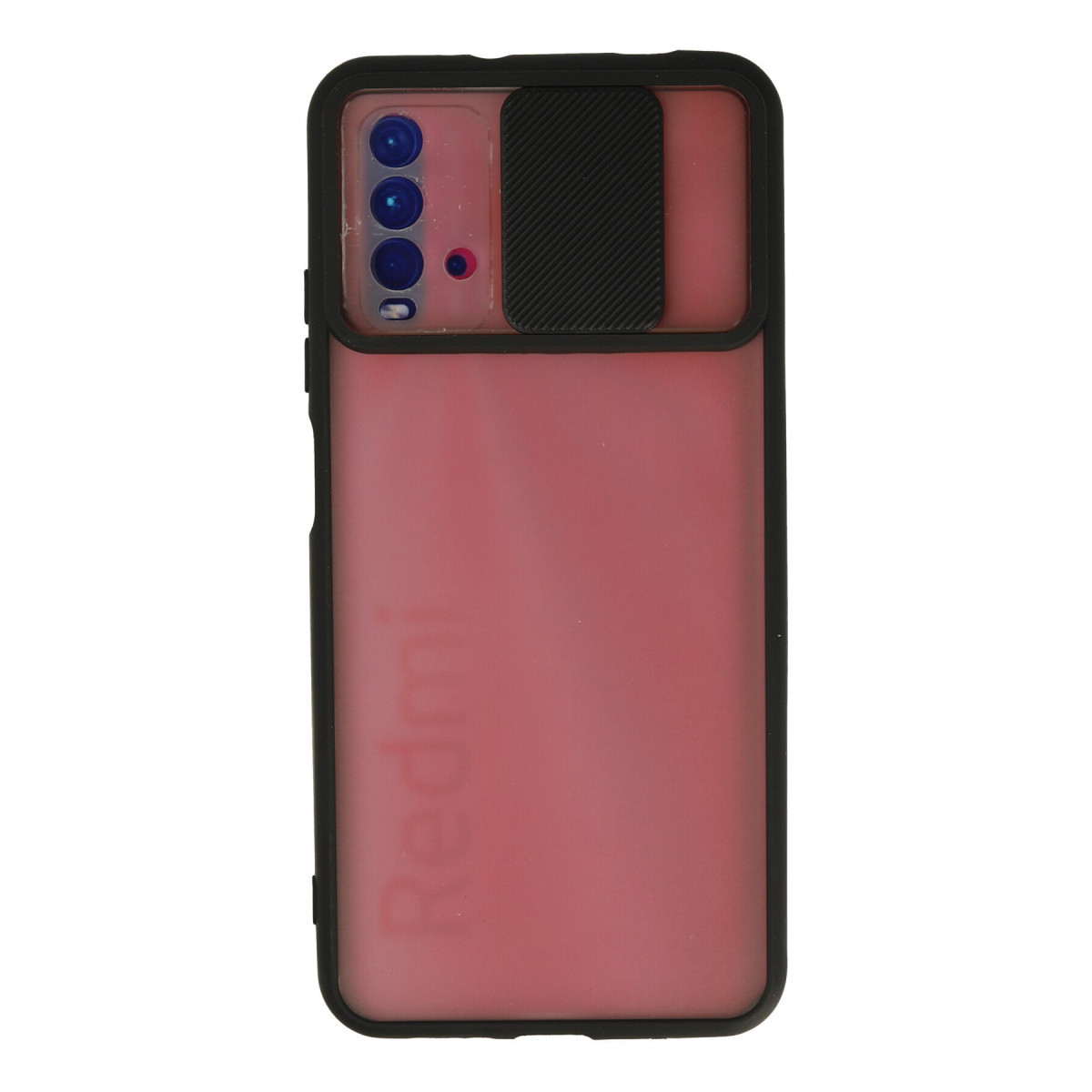 Newface Xiaomi Redmi 9T Kılıf Palm Buzlu Kamera Sürgülü Silikon - Siyah — görsel 7