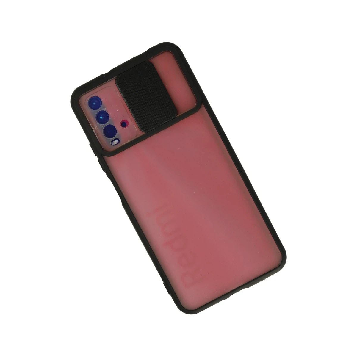 Newface Xiaomi Redmi 9T Kılıf Palm Buzlu Kamera Sürgülü Silikon - Siyah — görsel 5