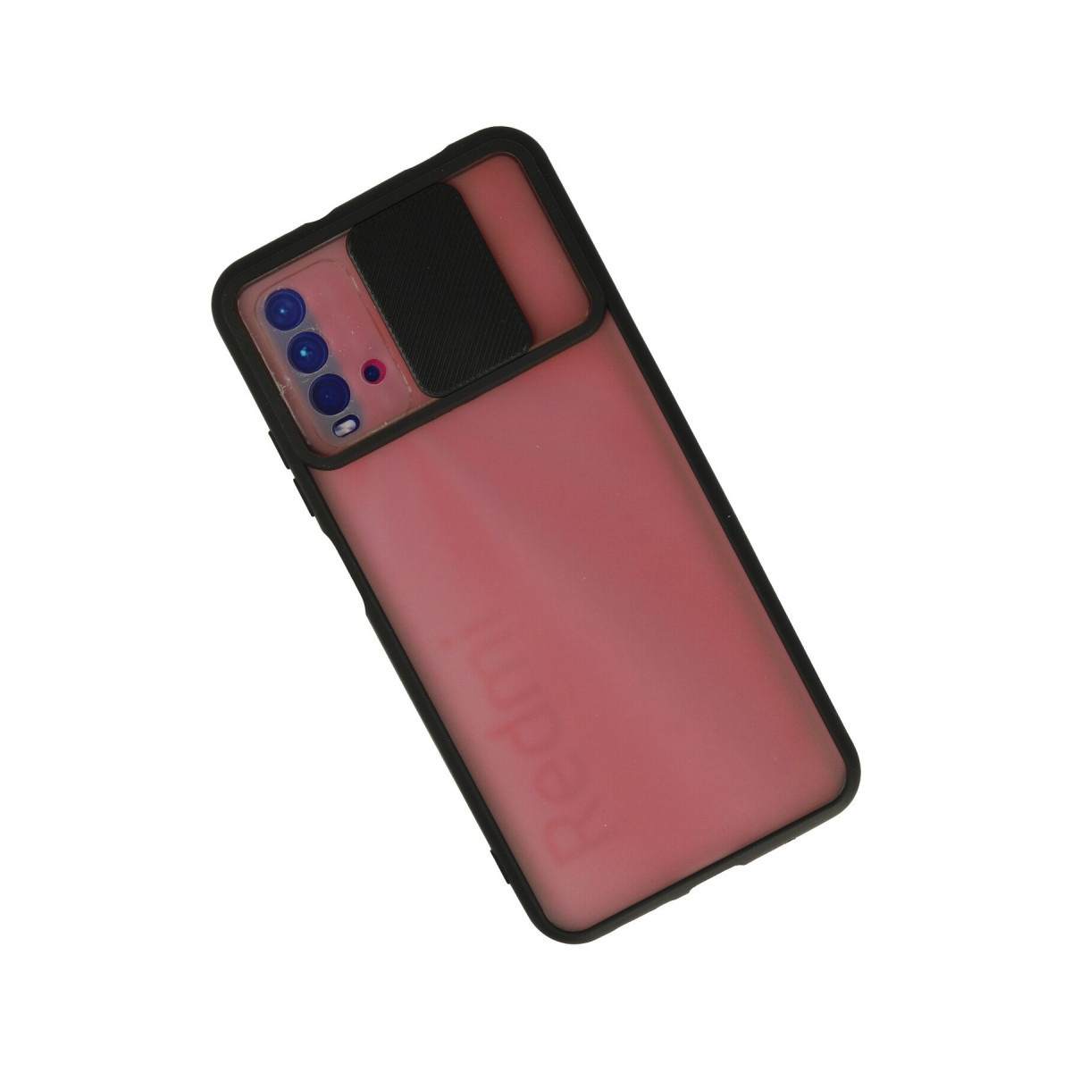 Newface Xiaomi Redmi 9T Kılıf Palm Buzlu Kamera Sürgülü Silikon - Siyah — görsel 8