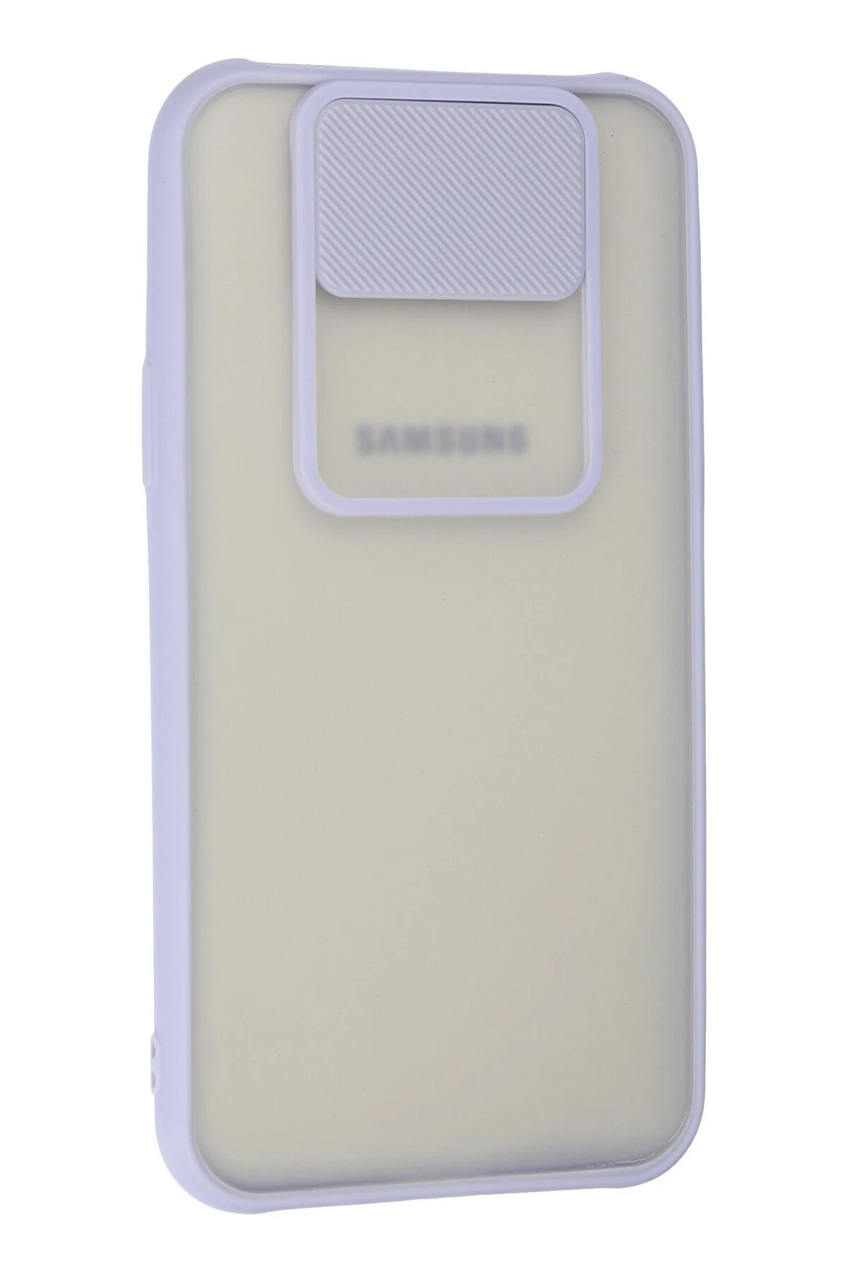Newface Samsung Galaxy J7 Kılıf Palm Buzlu Kamera Sürgülü Silikon - Lila