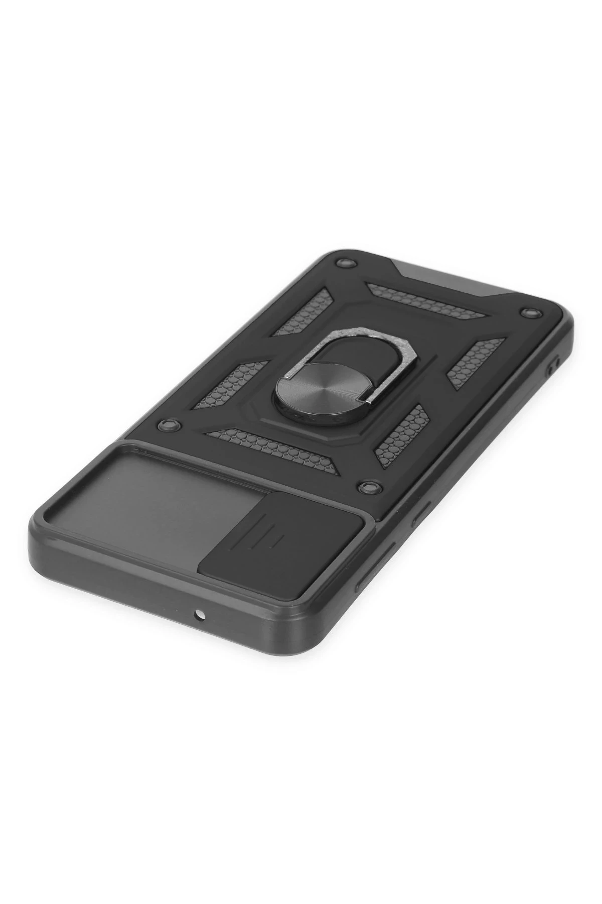 Newface Samsung Galaxy A04 Kılıf Pars Lens Yüzüklü Silikon - Siyah — görsel 4