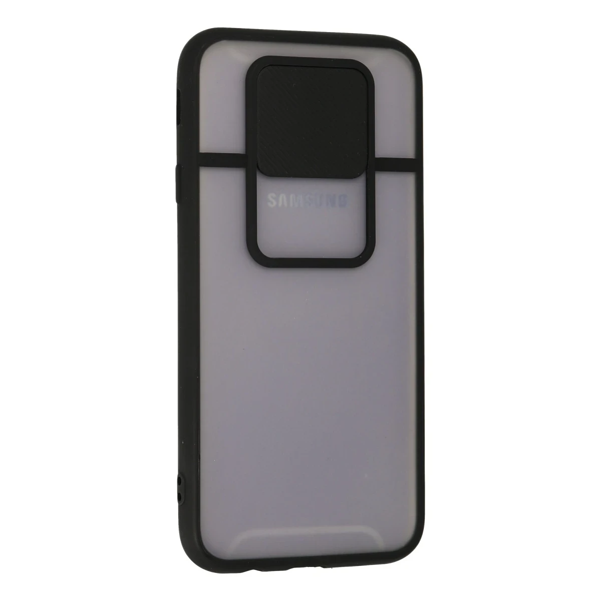 Newface Samsung Galaxy J7 Pro / J730 Kılıf Palm Buzlu Kamera Sürgülü Silikon - Siyah — görsel 6