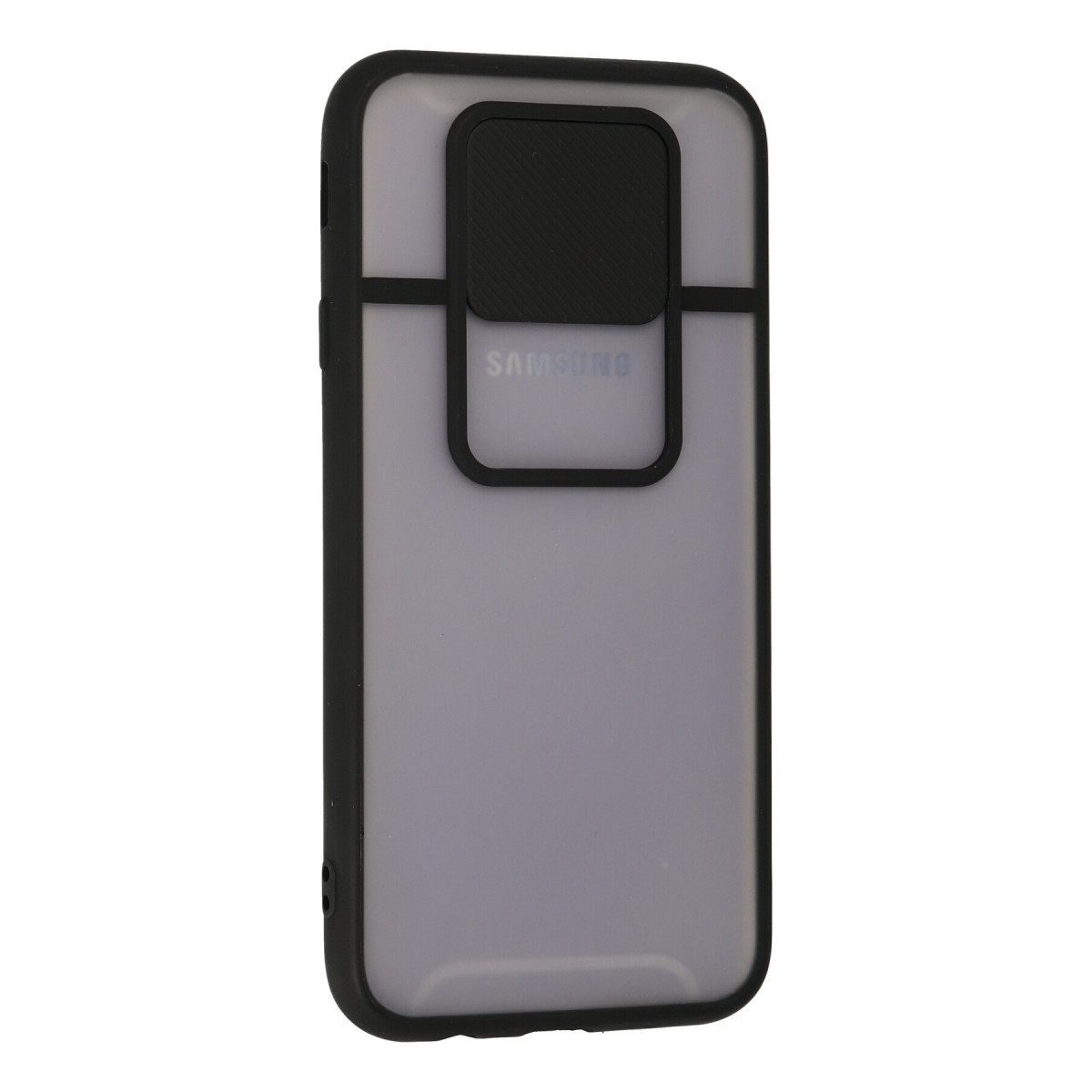 Newface Samsung Galaxy J7 Pro / J730 Kılıf Palm Buzlu Kamera Sürgülü Silikon - Siyah — görsel 9