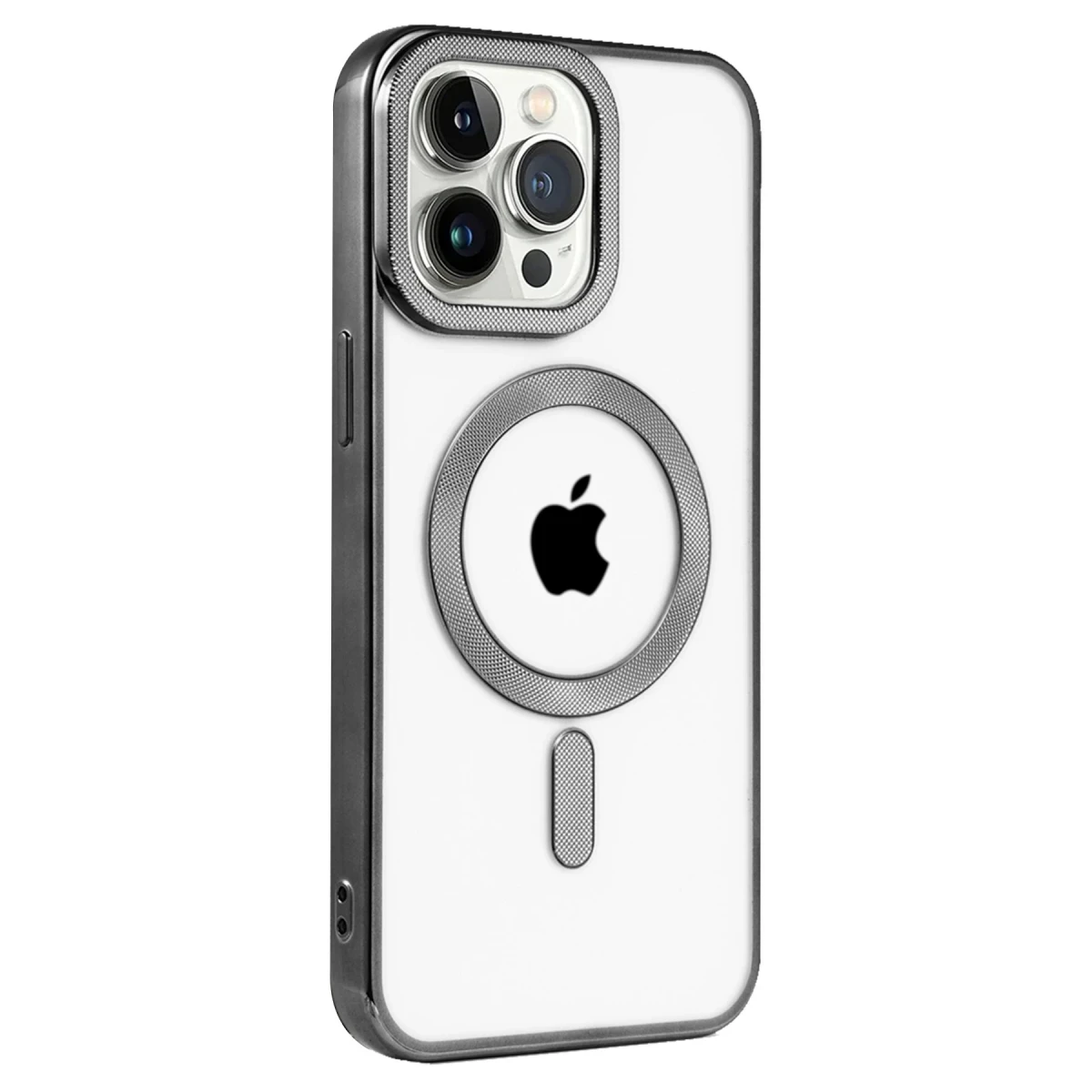 Newface Apple iPhone 15 Pro Max Kılıf Kronos Magsafe Kapak - Siyah — görsel 5
