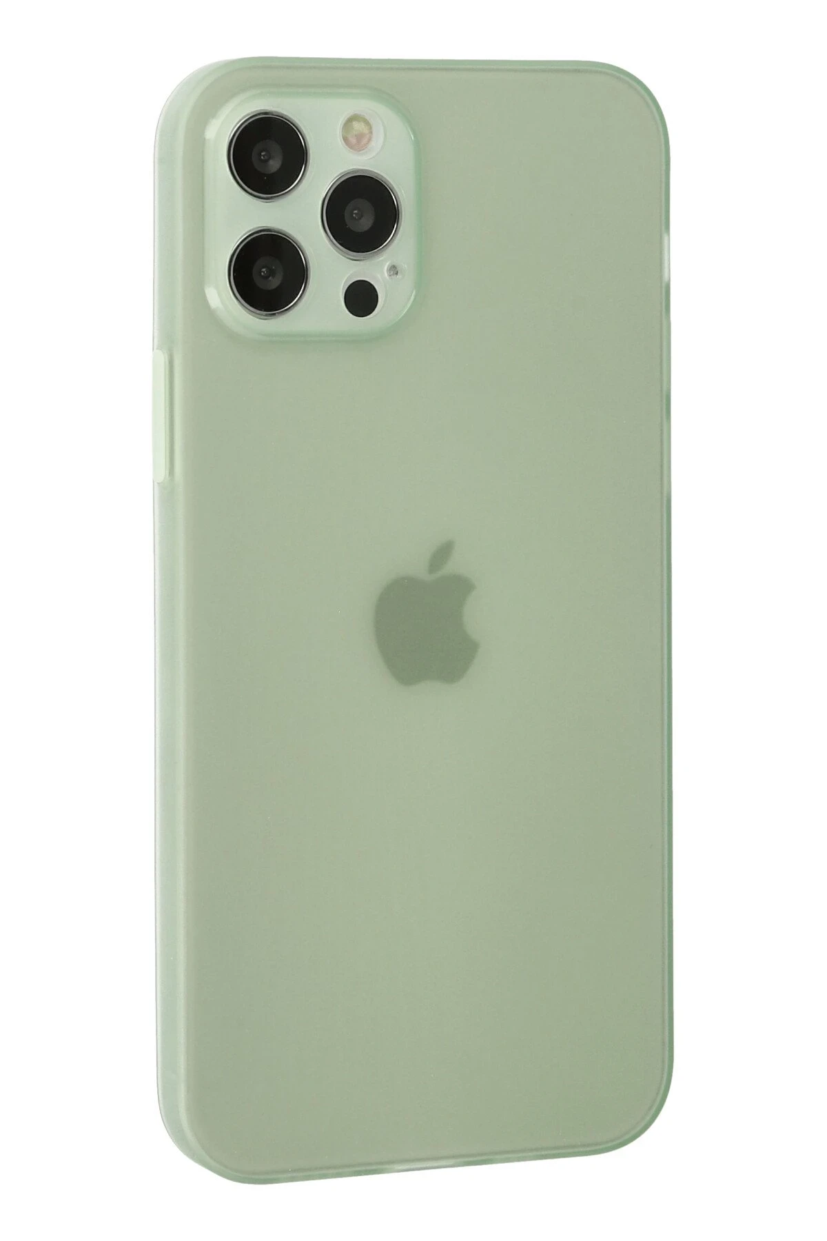 Newface iPhone 12 Pro Max Kılıf Puma Silikon - Açık Yeşil