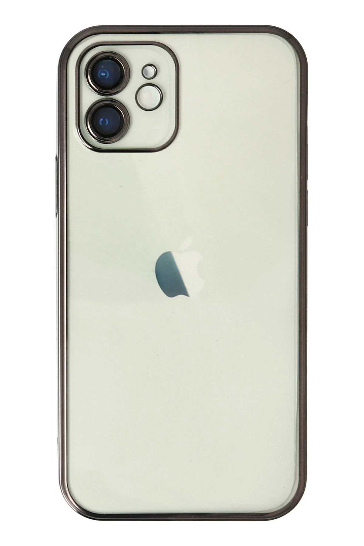 Newface iPhone 11 Kılıf Razer Lensli Silikon - Siyah