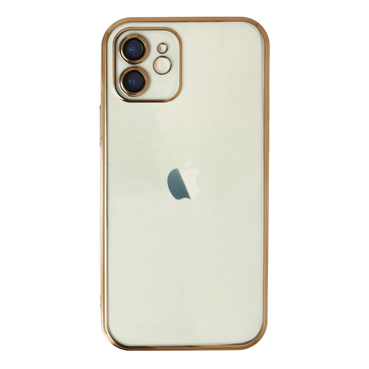 Apple iPhone 11 Kılıf Razer Lensli Silikon - Gold