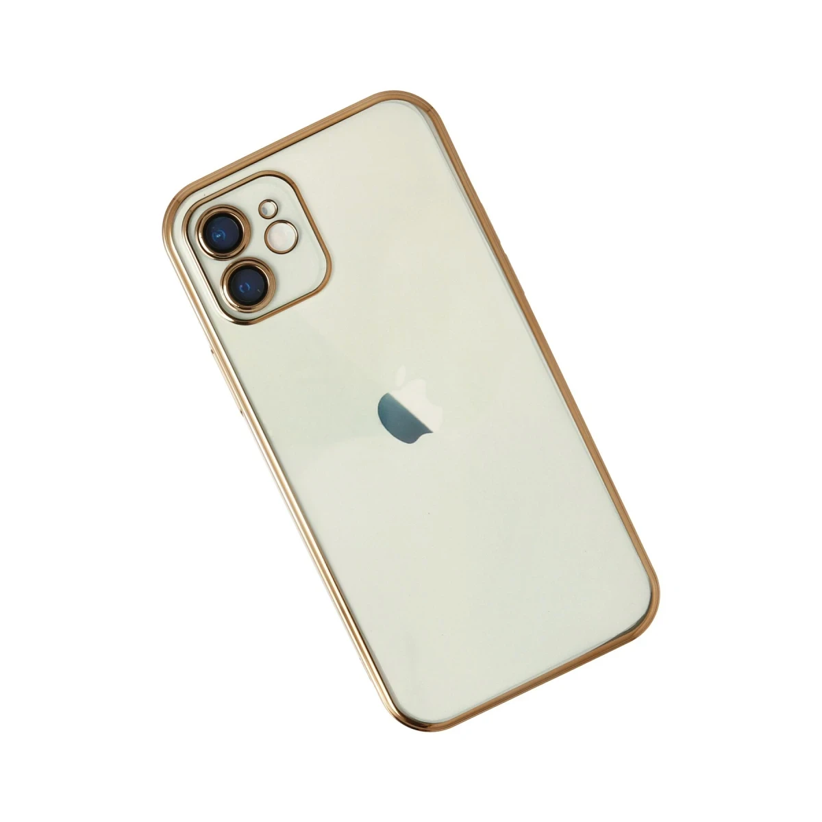 Apple iPhone 11 Kılıf Razer Lensli Silikon - Gold