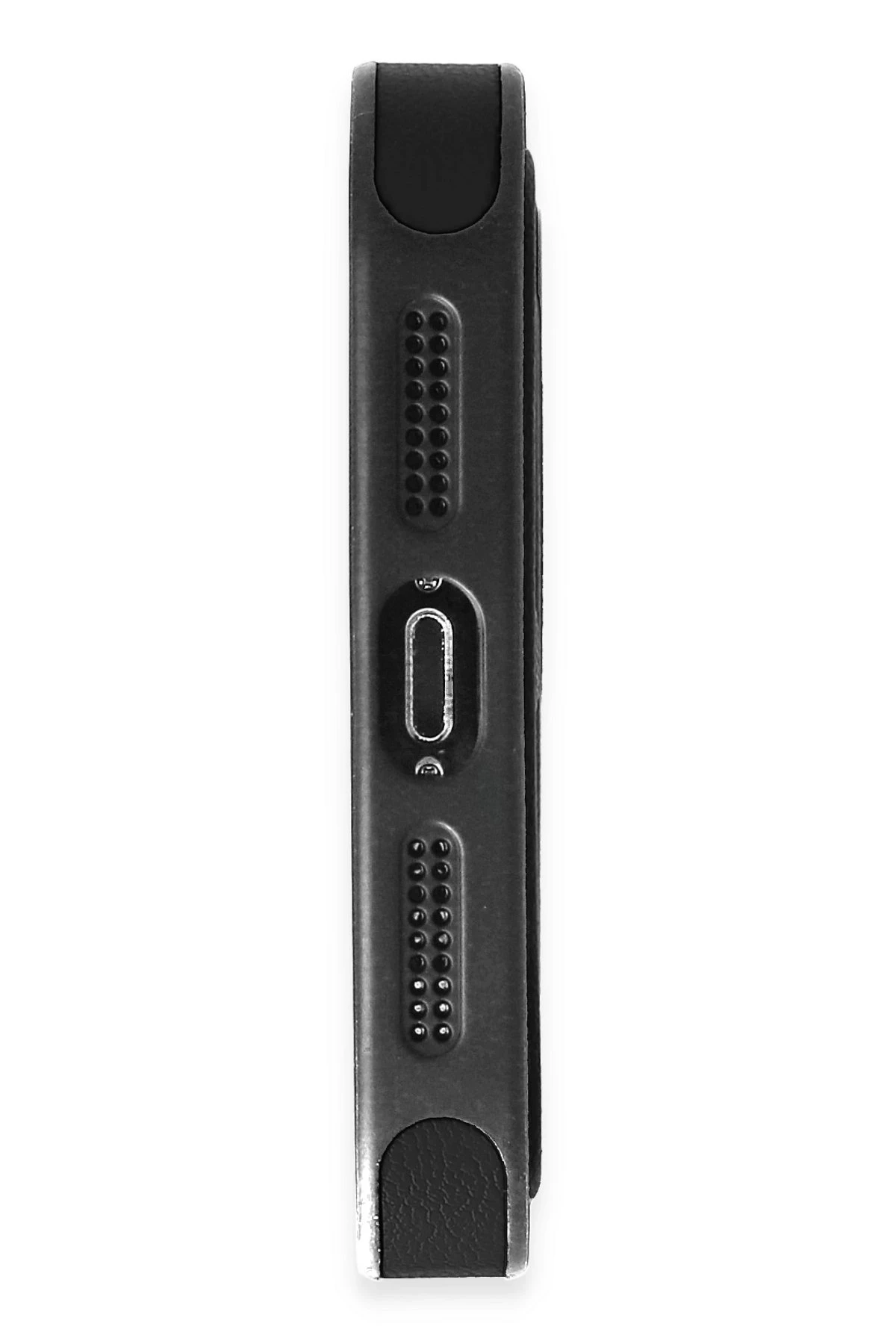 Newface Apple iPhone 15 Pro Max Kılıf Ozzi Magsafe Deri Kapak - Siyah — görsel 5