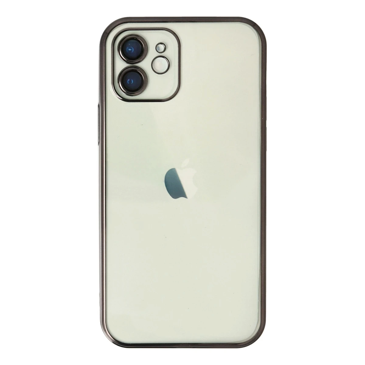 Newface Apple iPhone 12 Kılıf Razer Lensli Silikon - Siyah — görsel 4