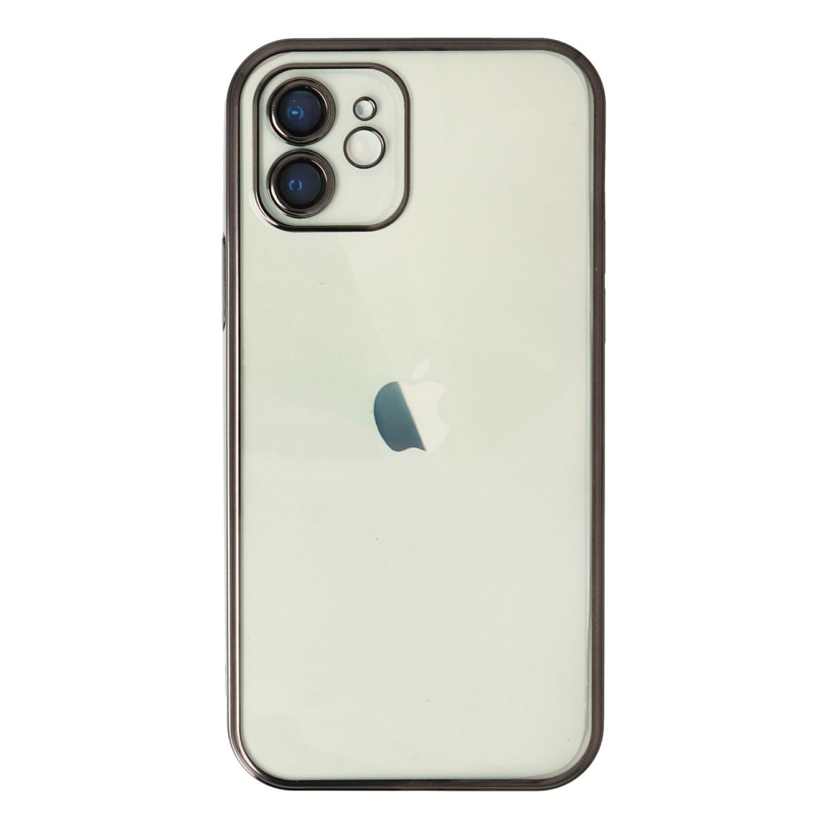 Newface Apple iPhone 12 Kılıf Razer Lensli Silikon - Siyah — görsel 7
