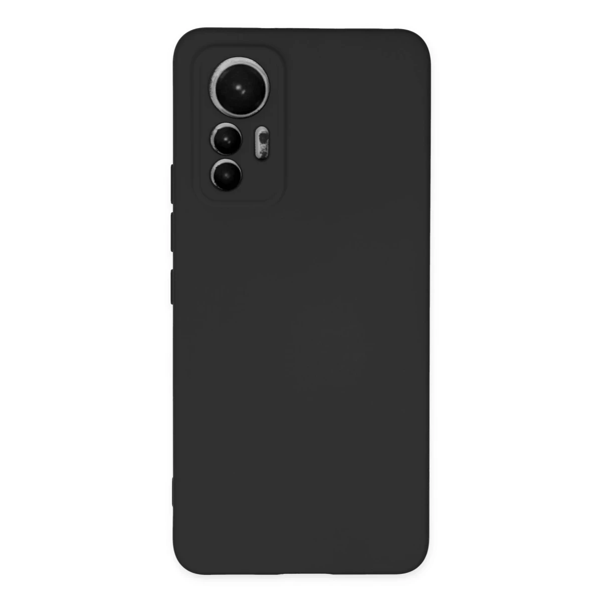 Newface Xiaomi Mi 12 Lite Kılıf Nano içi Kadife Silikon - Siyah — görsel 6