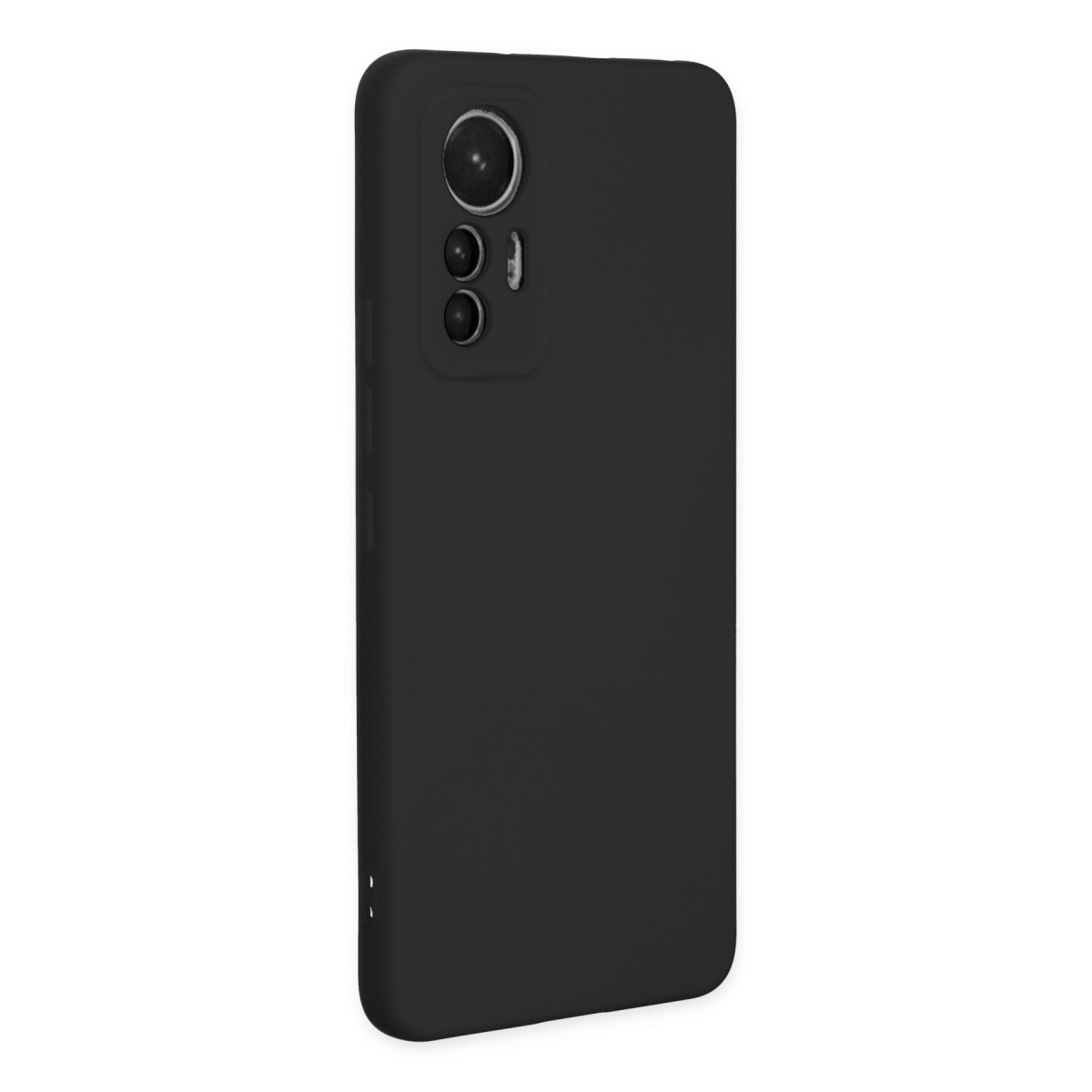 Newface Xiaomi Mi 12 Lite Kılıf Nano içi Kadife Silikon - Siyah — görsel 12
