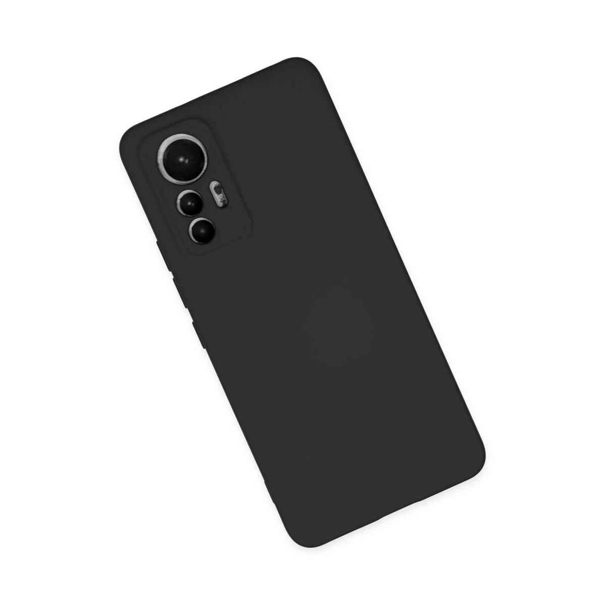 Newface Xiaomi Mi 12 Lite Kılıf Nano içi Kadife Silikon - Siyah — görsel 8