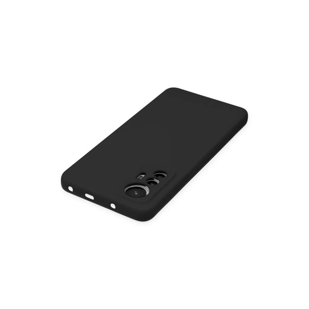 Newface Xiaomi Mi 12 Lite Kılıf Nano içi Kadife Silikon - Siyah — görsel 9
