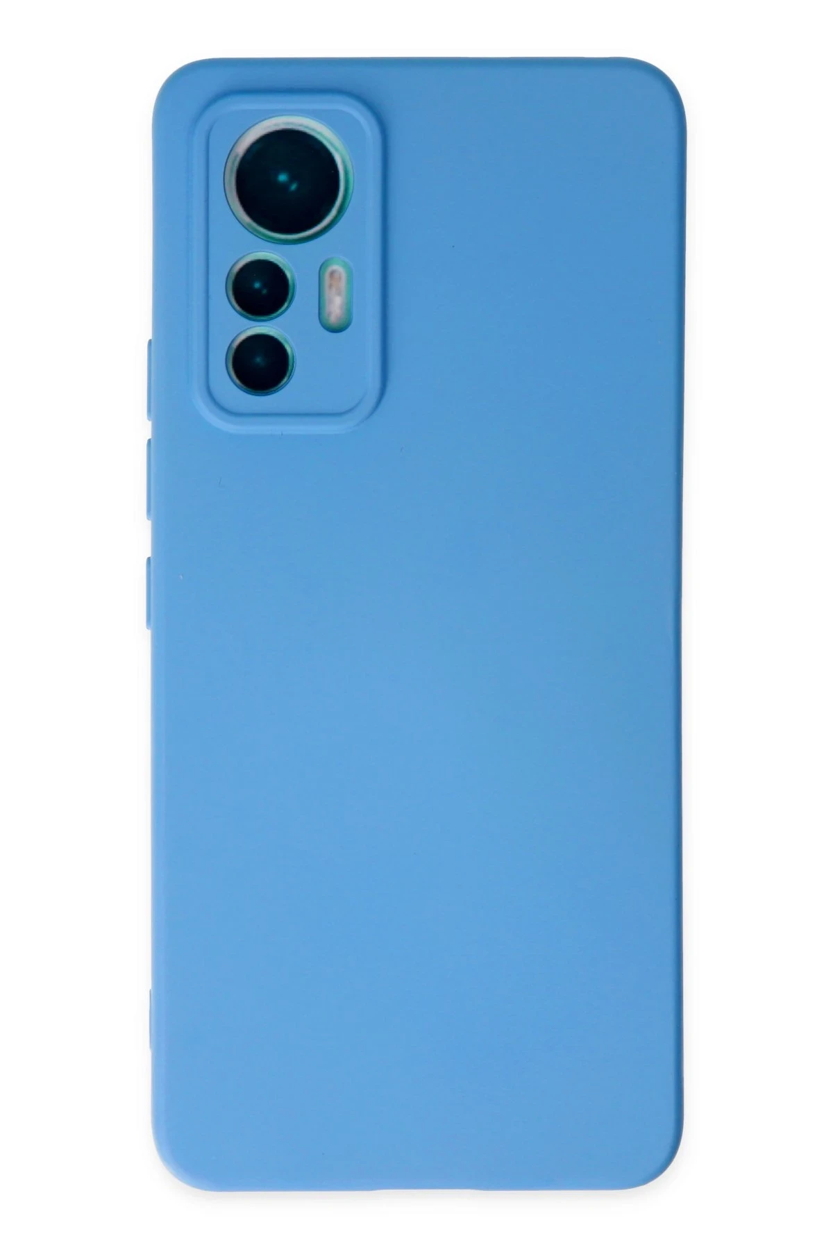 Newface Xiaomi Mi 12 Lite Kılıf Nano içi Kadife Silikon - Mavi
