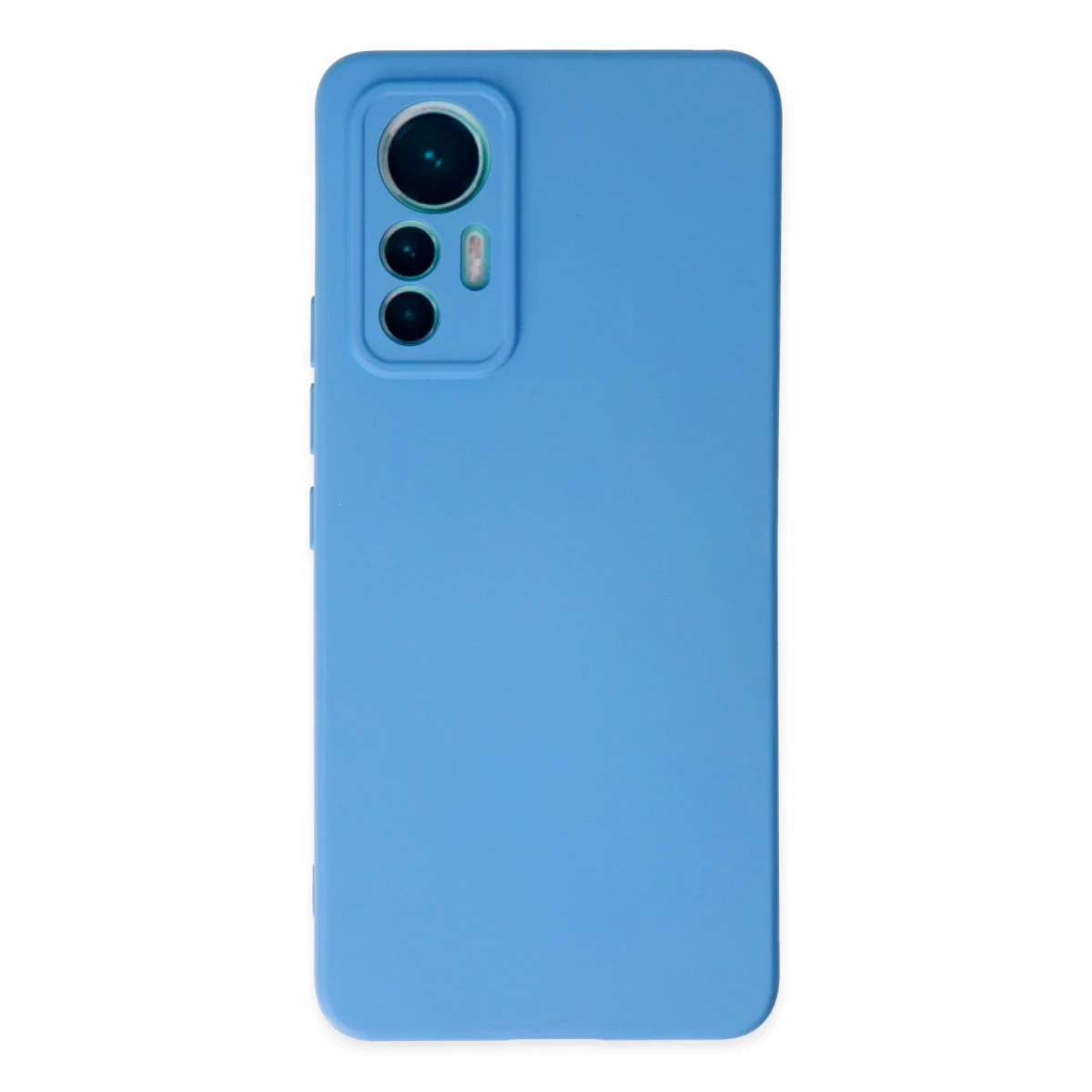 Newface Xiaomi Mi 12 Lite Kılıf Nano içi Kadife Silikon - Mavi