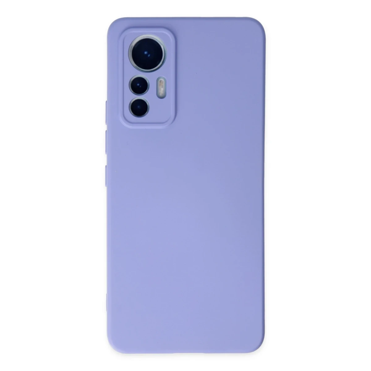 Newface Xiaomi Mi 12 Lite Kılıf Nano içi Kadife Silikon - Lila