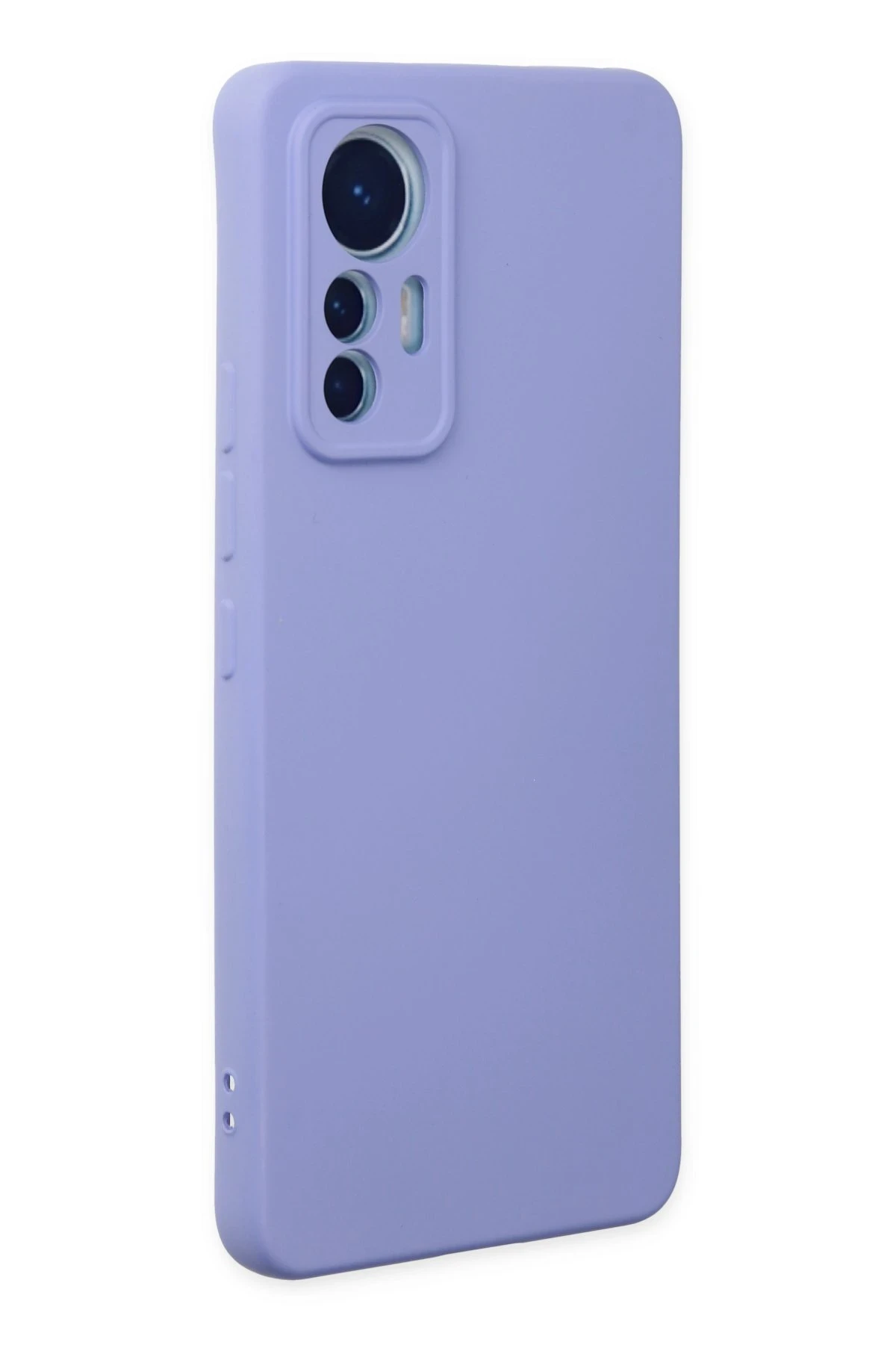 Newface Xiaomi Mi 12 Lite Kılıf Nano içi Kadife Silikon - Lila
