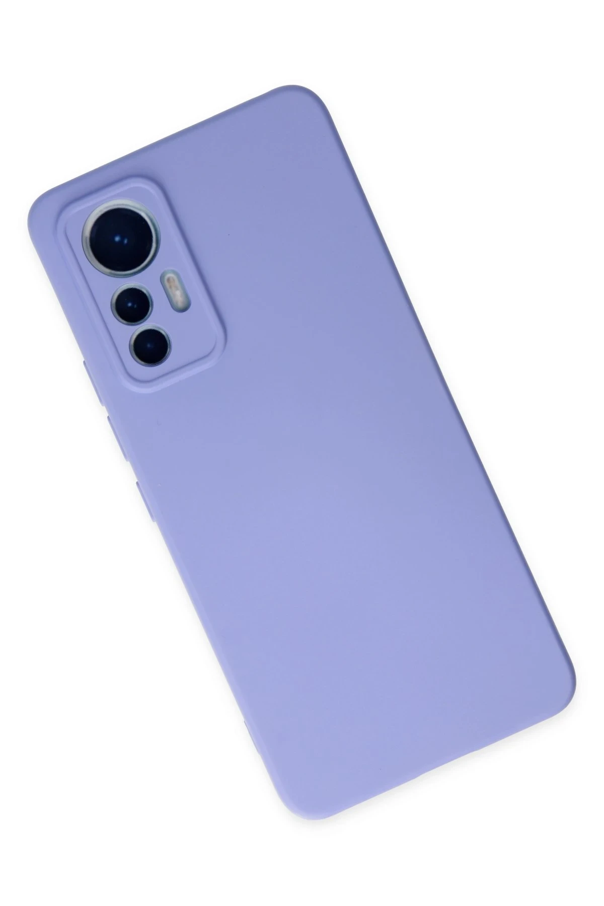 Newface Xiaomi Mi 12 Lite Kılıf Nano içi Kadife Silikon - Lila
