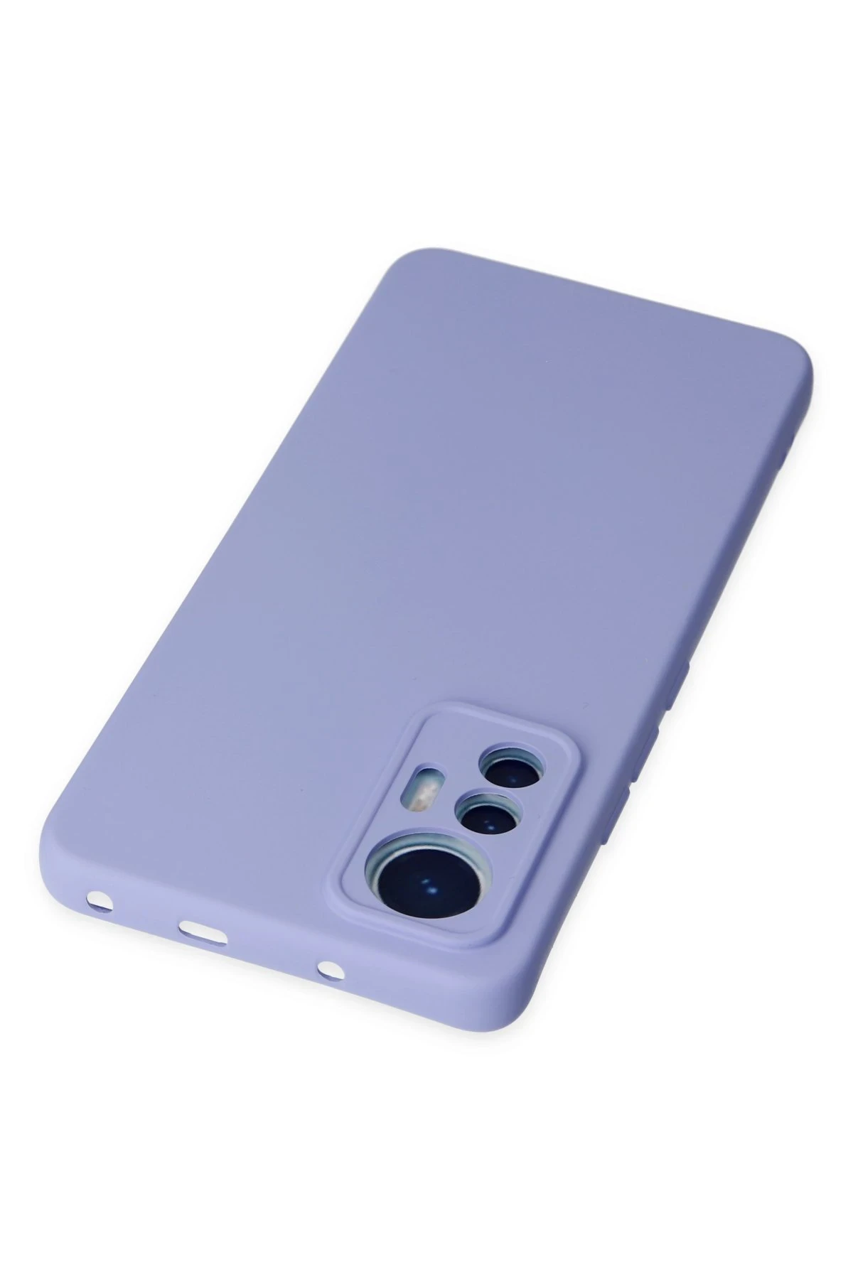 Newface Xiaomi Mi 12 Lite Kılıf Nano içi Kadife Silikon - Lila