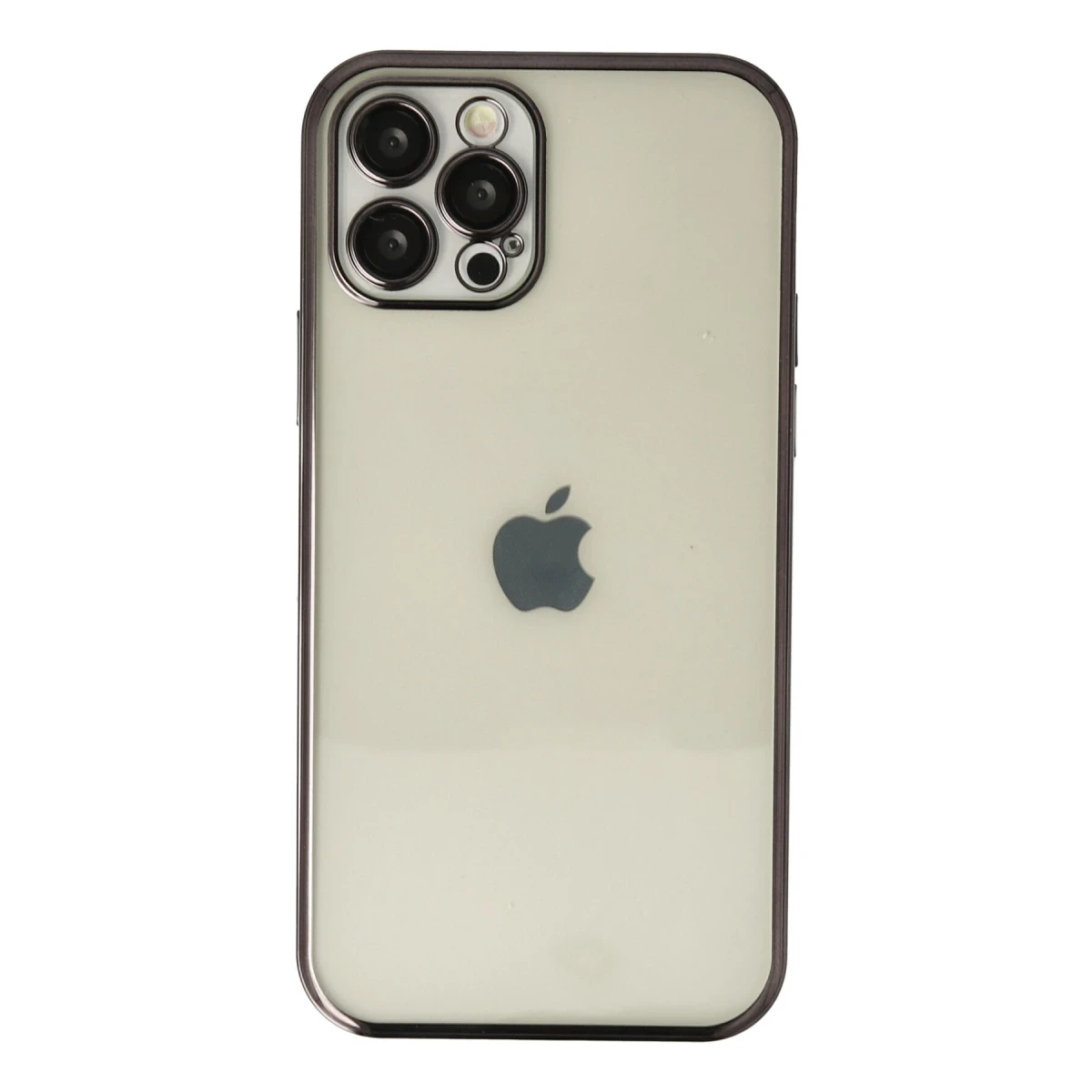 Newface Apple iPhone 12 Pro Kılıf Razer Lensli Silikon - Siyah — görsel 4