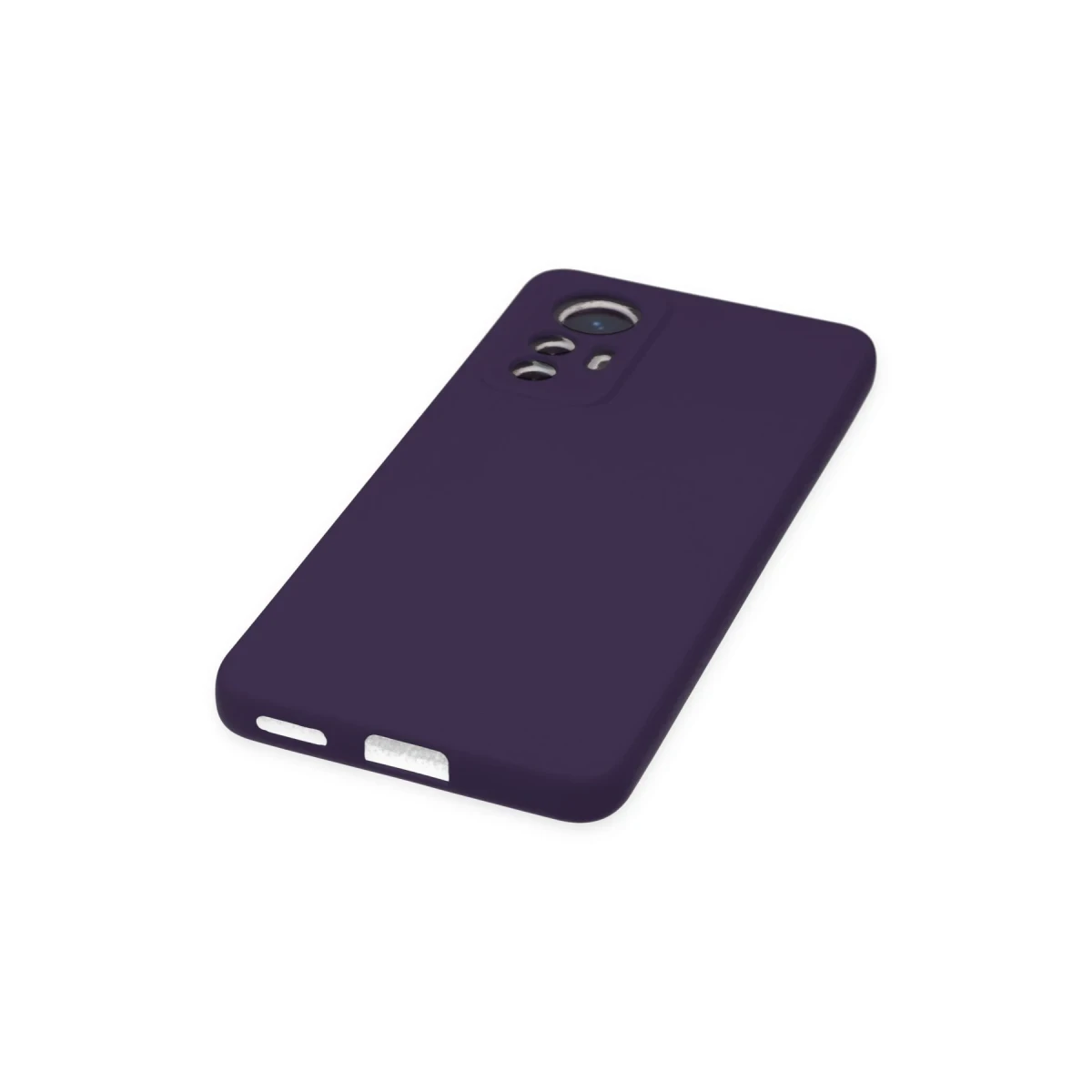 Newface Xiaomi Mi 12 Lite Kılıf Nano içi Kadife Silikon - Mor