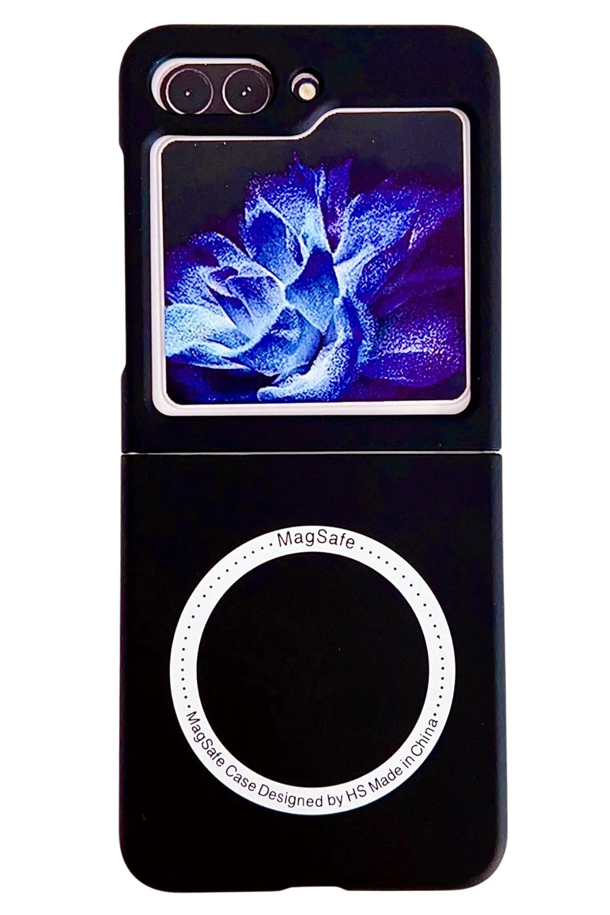 Newface Samsung Galaxy Z Flip 5 Kılıf Mata Fold Kapak - Siyah