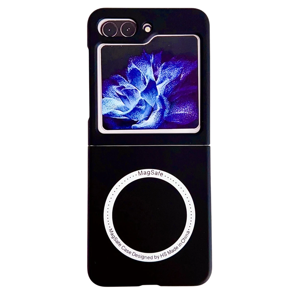 Newface Samsung Galaxy Z Flip 5 Kılıf Mata Fold Kapak - Siyah — görsel 6