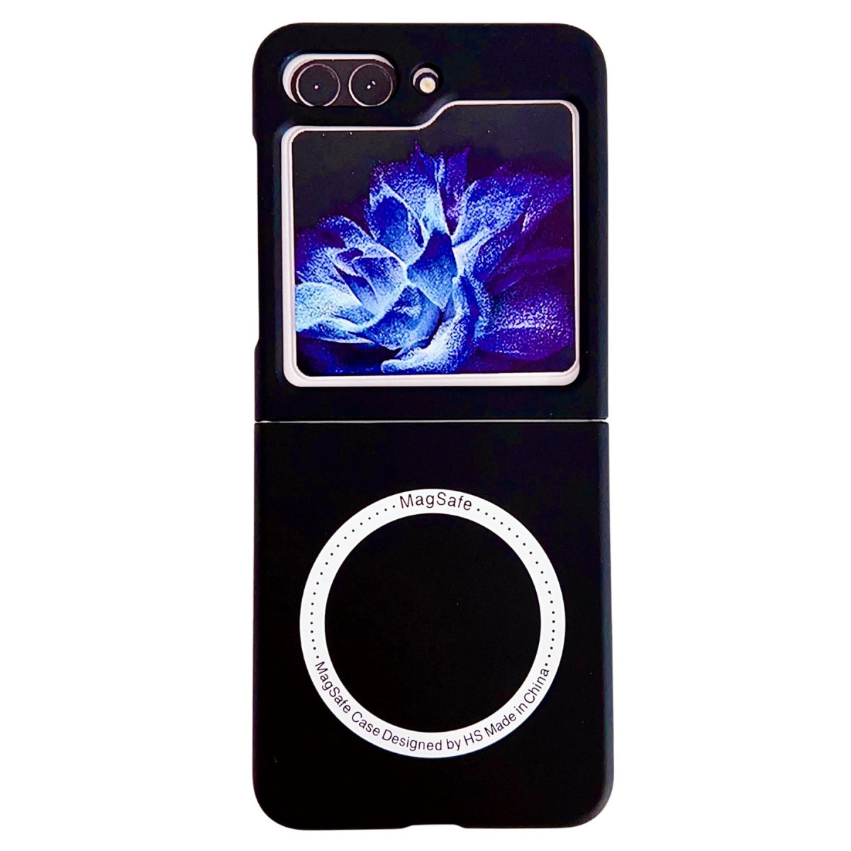 Newface Samsung Galaxy Z Flip 5 Kılıf Mata Fold Kapak - Siyah — görsel 11