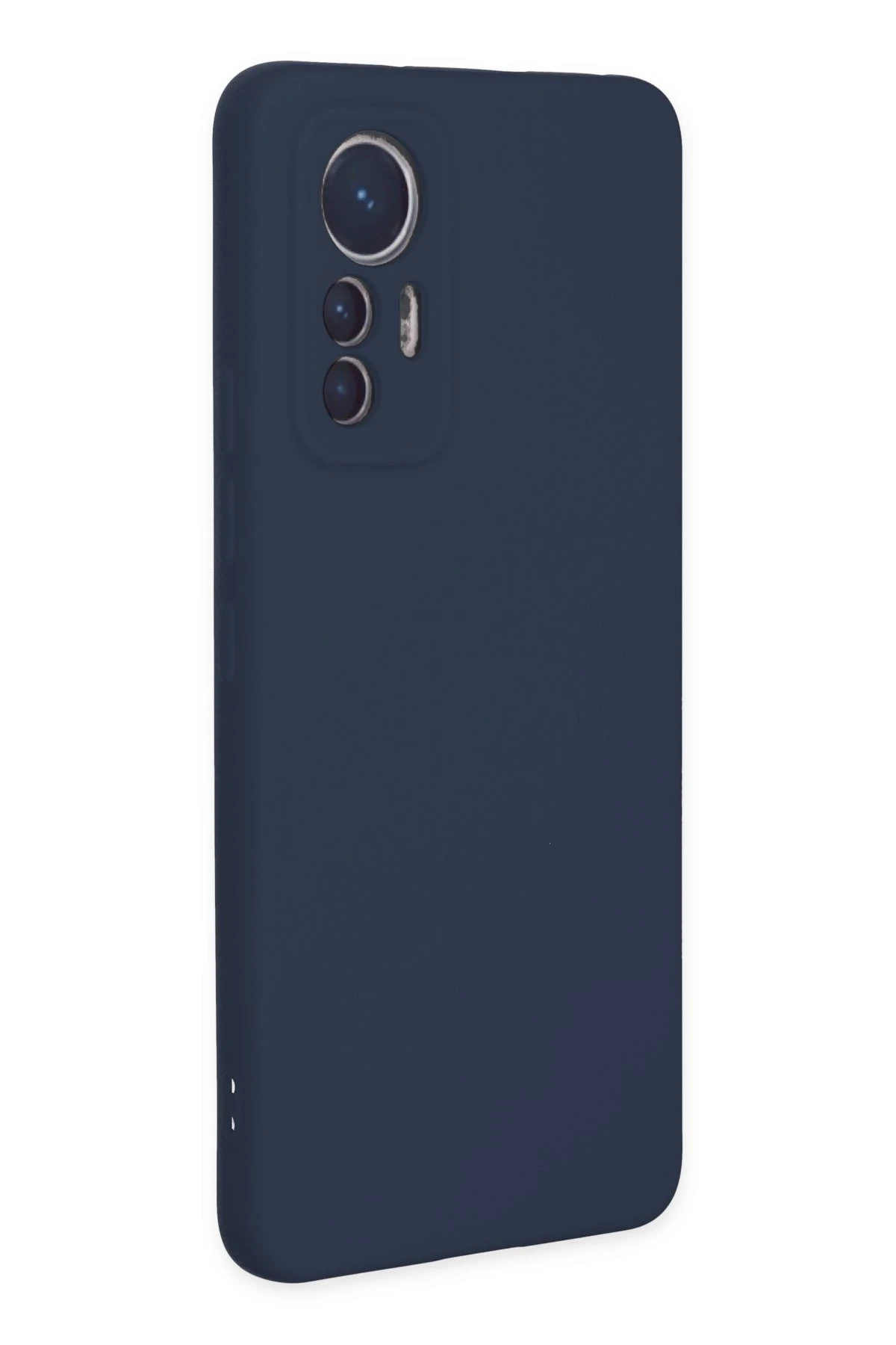 Newface Xiaomi Mi 12 Lite Kılıf Nano içi Kadife Silikon - Lacivert