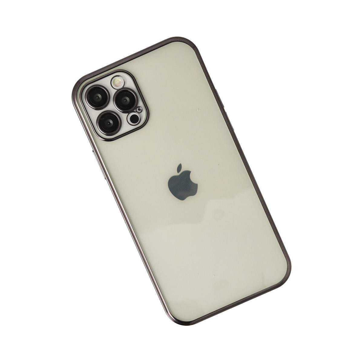 Newface Apple iPhone 12 Pro Max Kılıf Razer Lensli Silikon - Siyah — görsel 8