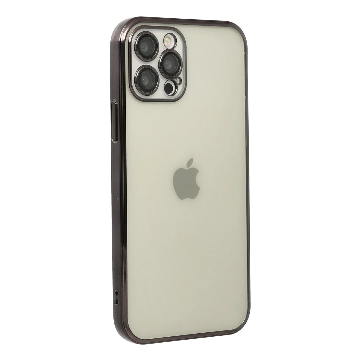 Newface Apple iPhone 12 Pro Max Kılıf Razer Lensli Silikon - Siyah — görsel 6