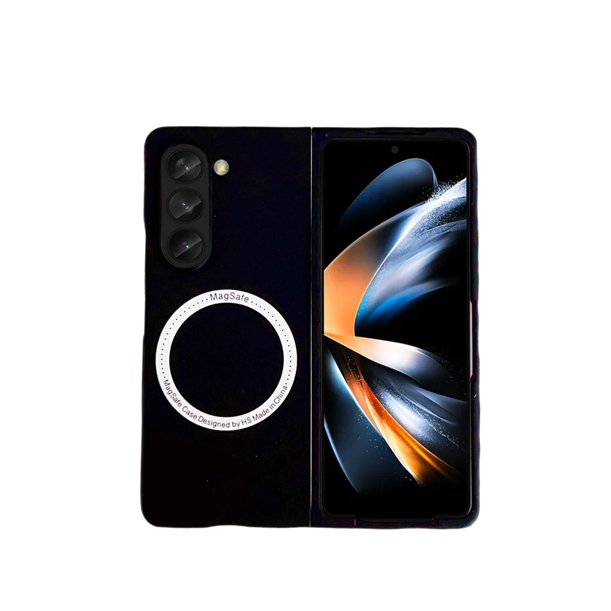 Newface Samsung Galaxy Z Fold 5 Kılıf Mata Fold Kapak - Siyah — görsel 7