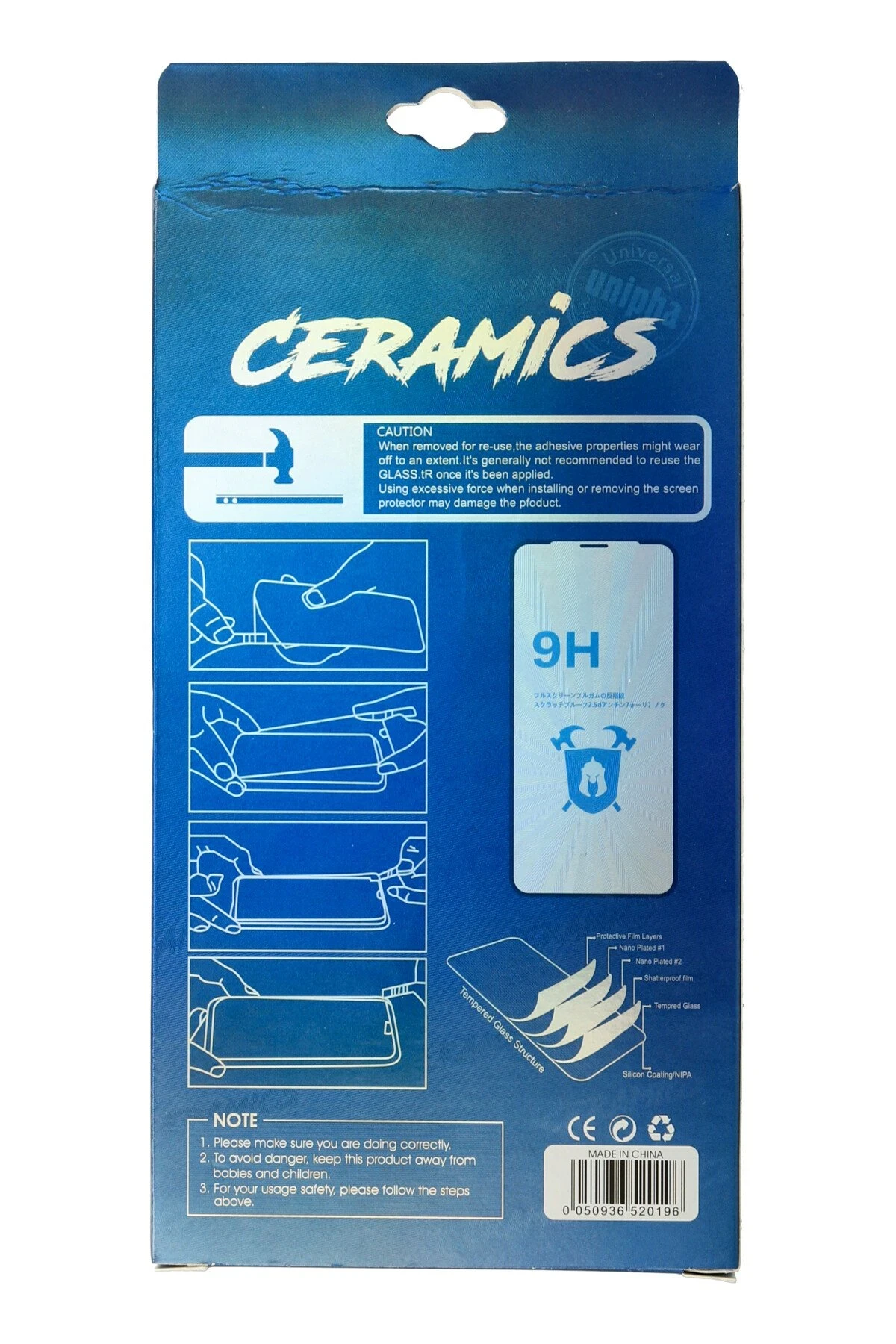 Newface iPhone 11 Pro 34D Izgaralı Cam