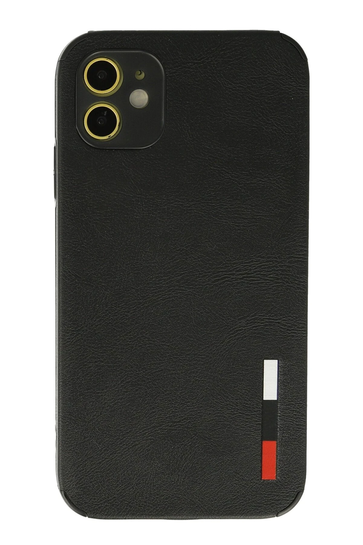 Newface Apple iPhone 11 Kılıf Loop Deri Silikon - Siyah