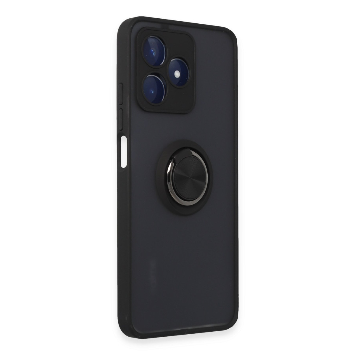 Newface Realme C53 Kılıf Montreal Yüzüklü Silikon Kapak - Siyah — görsel 12