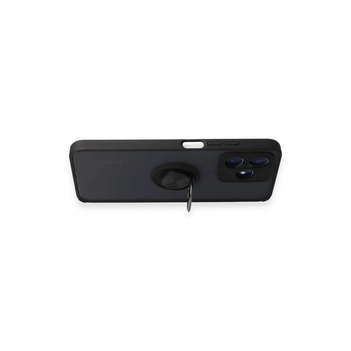 Newface Realme C53 Kılıf Montreal Yüzüklü Silikon Kapak - Siyah — görsel 8