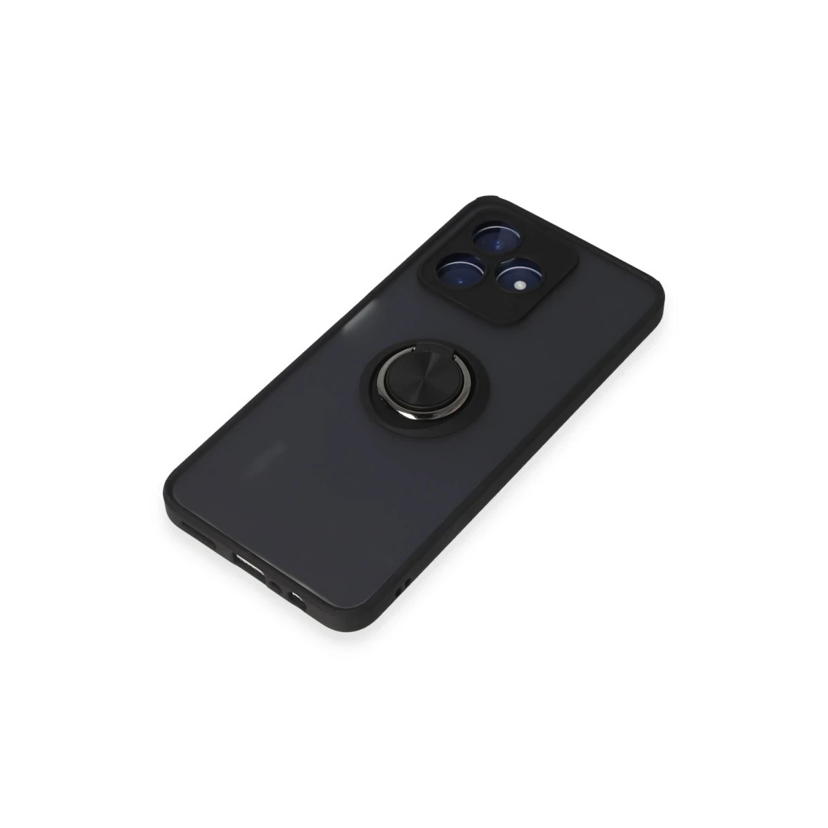 Newface Realme C53 Kılıf Montreal Yüzüklü Silikon Kapak - Siyah — görsel 10