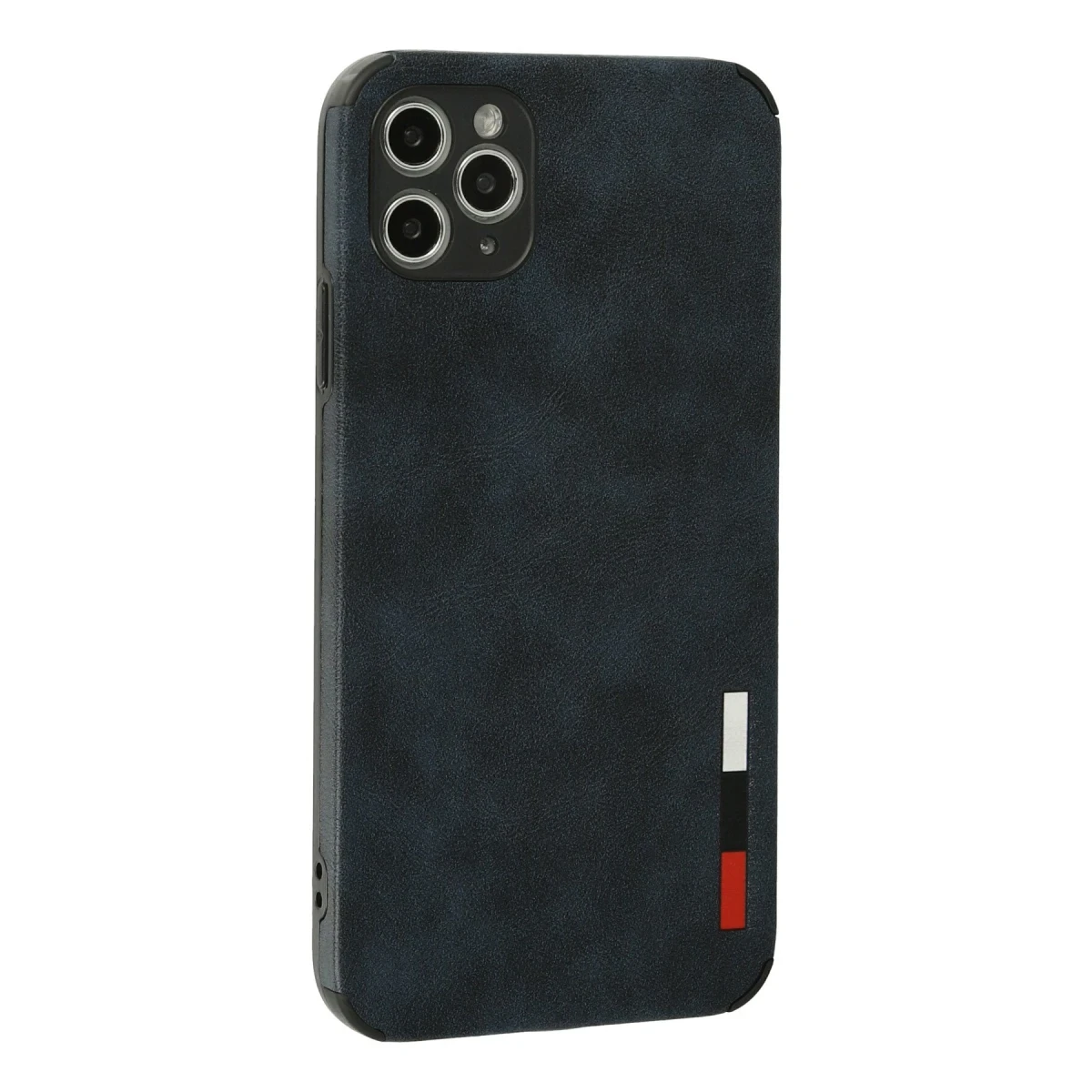 Newface Apple iPhone 11 Pro Max Kılıf Loop Deri Silikon - Lacivert